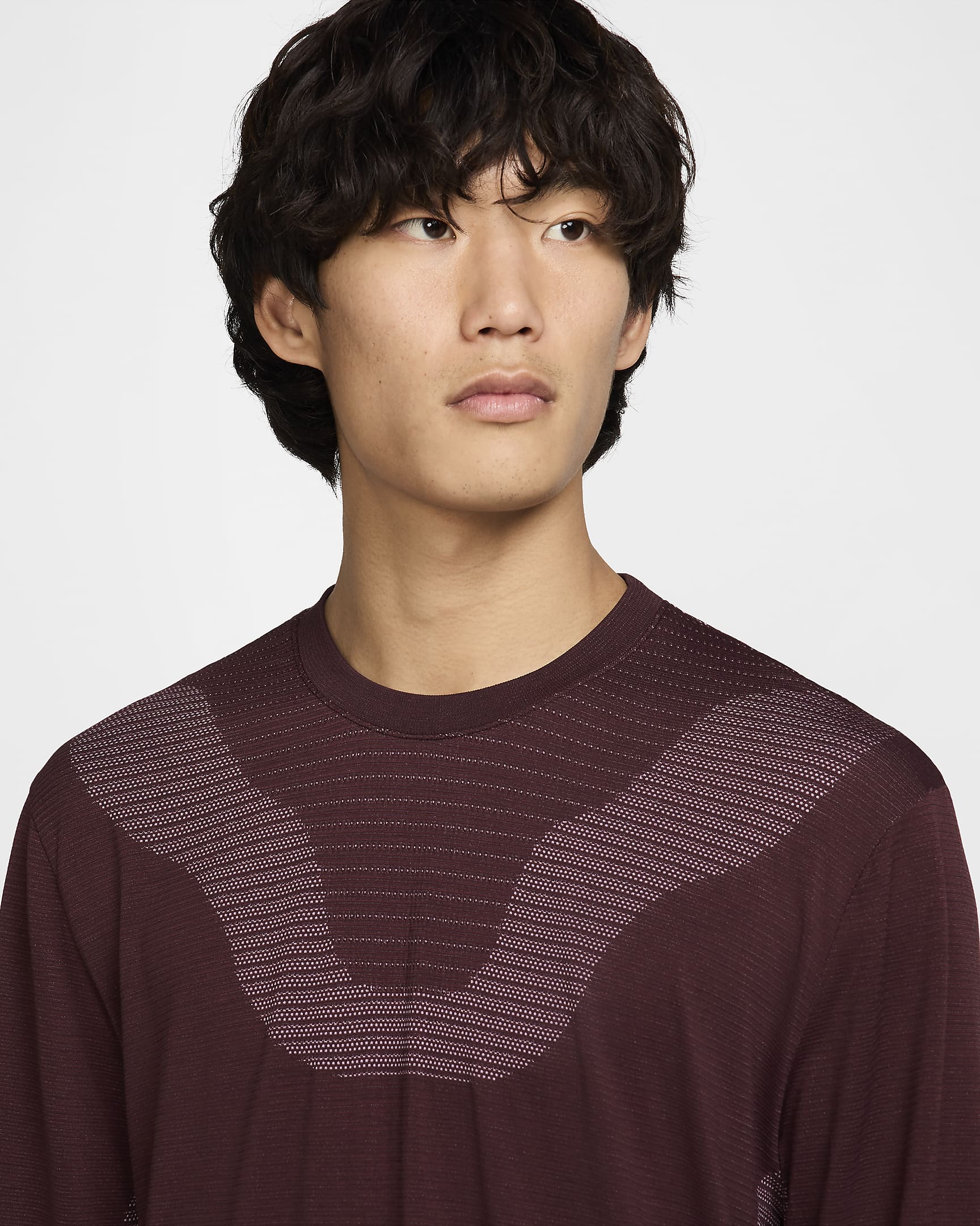 Nike ACG 'Delta River' Dri-FIT ADV Long-Sleeve Base Layer - Burgundy Crush/Beyond Pink