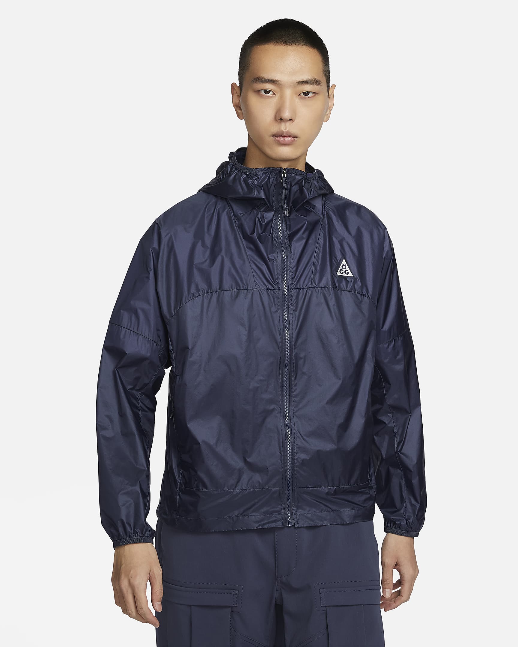 Nike ACG 'Cinder Cone' Men's Windproof Jacket - Thunder Blue/Daybreak/Summit White