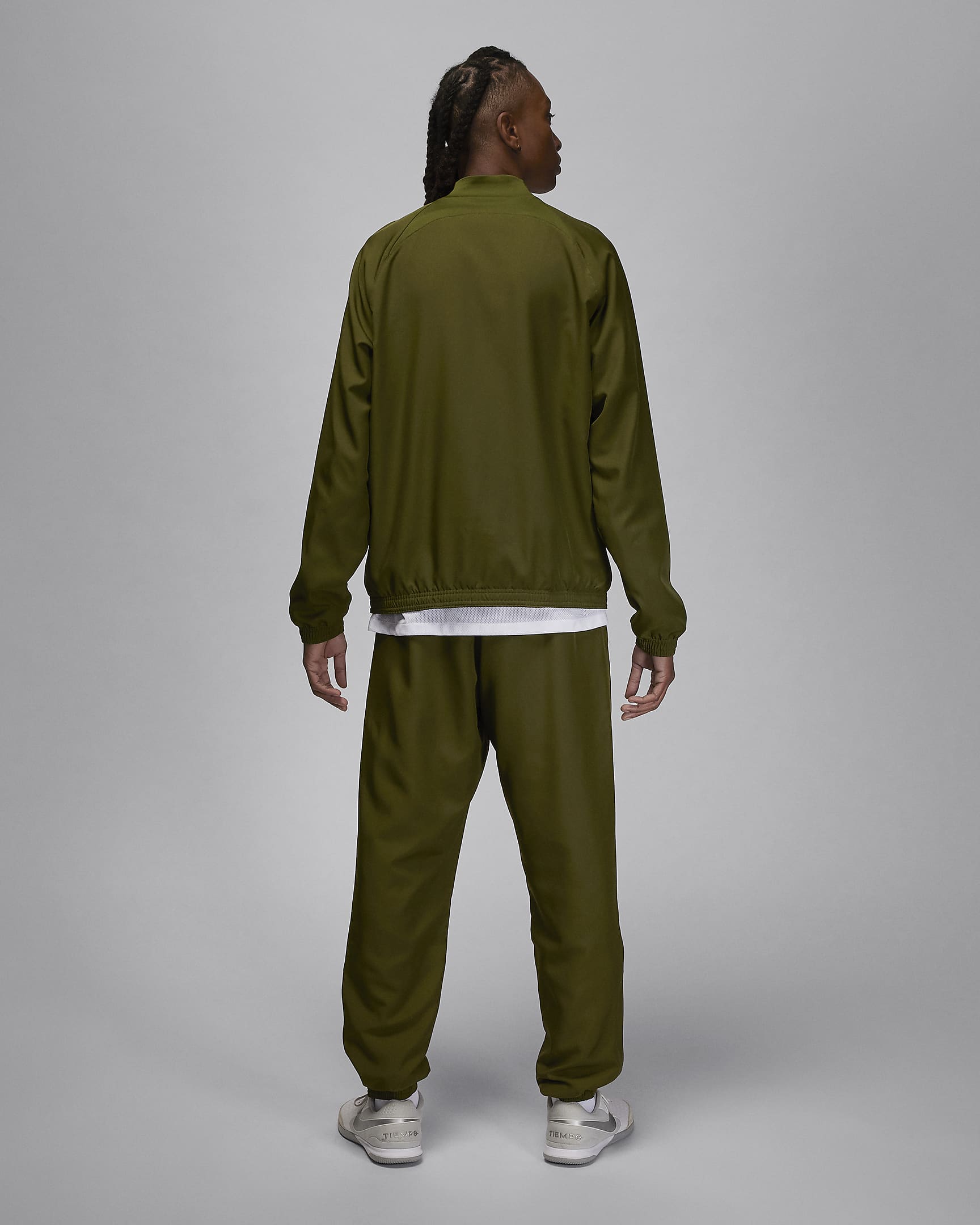 Quarta equipació Strike París Saint-Germain Xandall de futbol de teixit Woven Jordan Dri-FIT - Home - Rough Green/Hemp