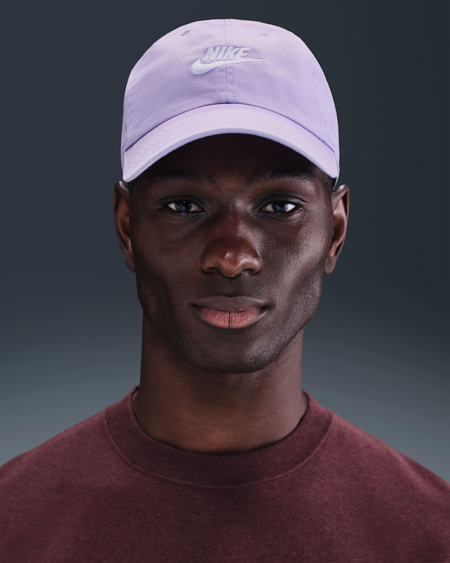 Nike Club Gorra Futura Wash sin estructura - Hydrangeas/Blanco