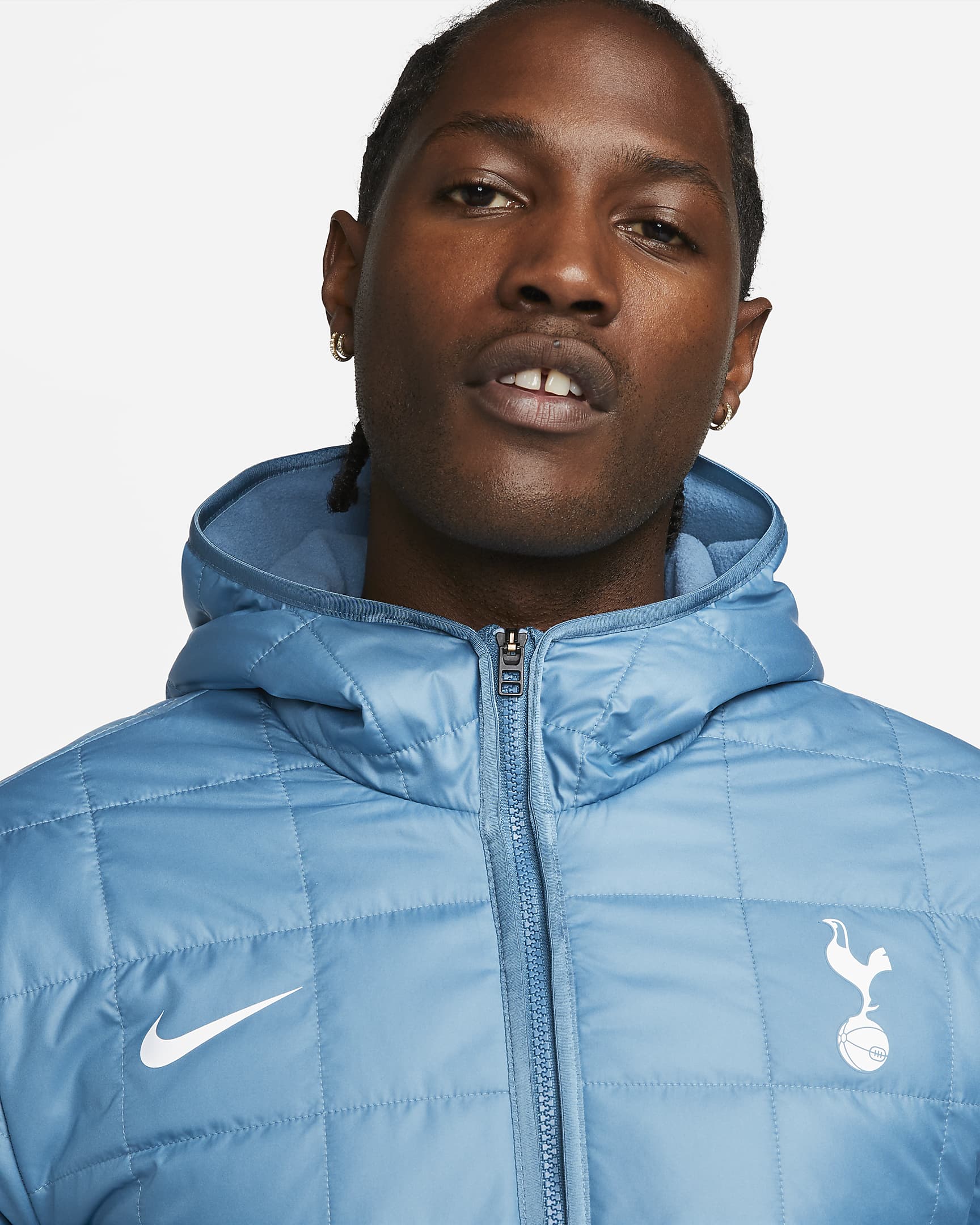 Tottenham Hotspur Men's Nike Fleece-Lined Hooded Jacket. Nike HR