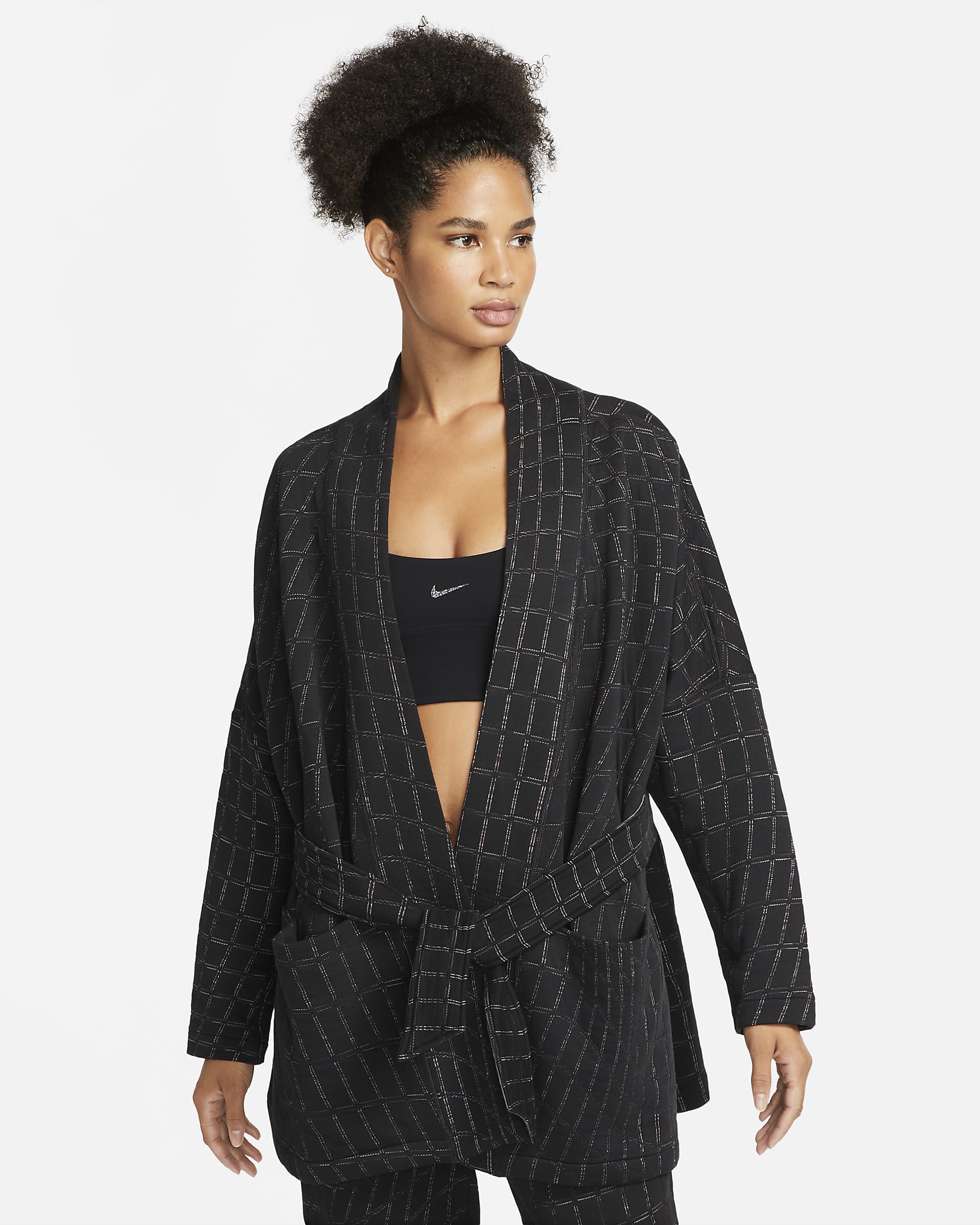 Nike Yoga ThermaFIT Luxe Women's Jacquard Top. Nike LU