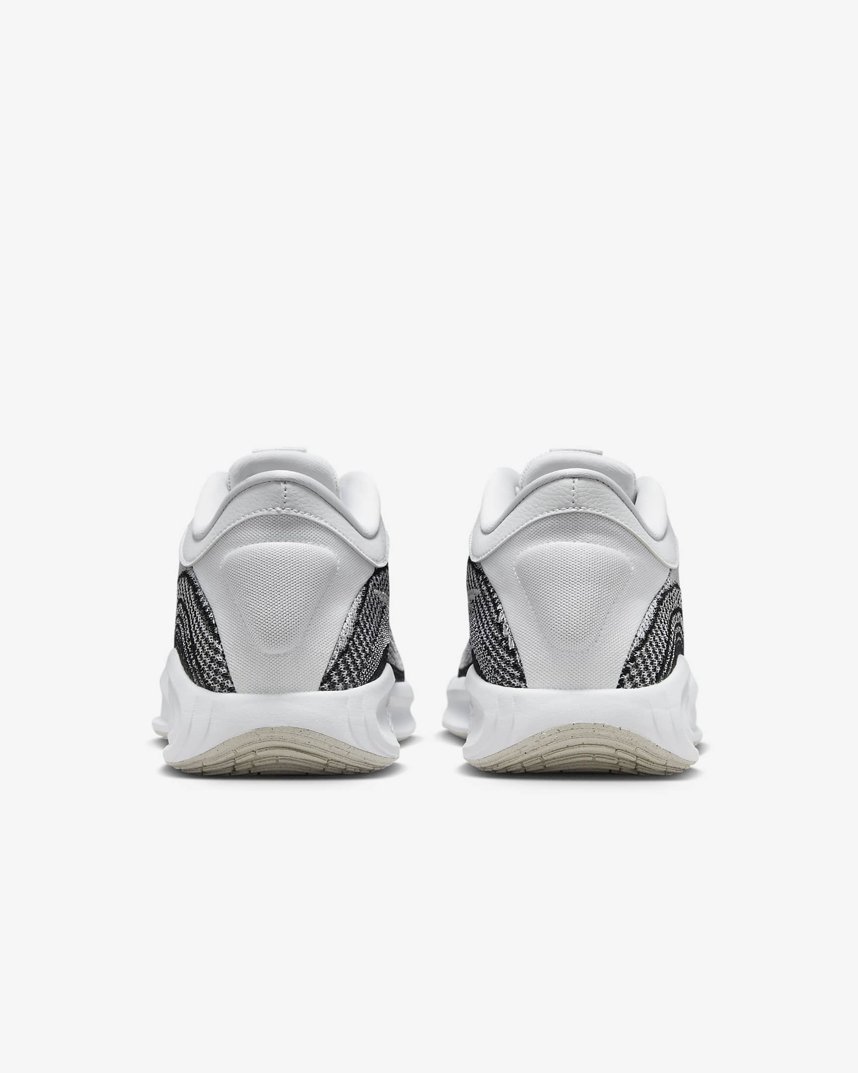 G.T. Hustle Academy Basketball Shoes - White/Black/Light Bone