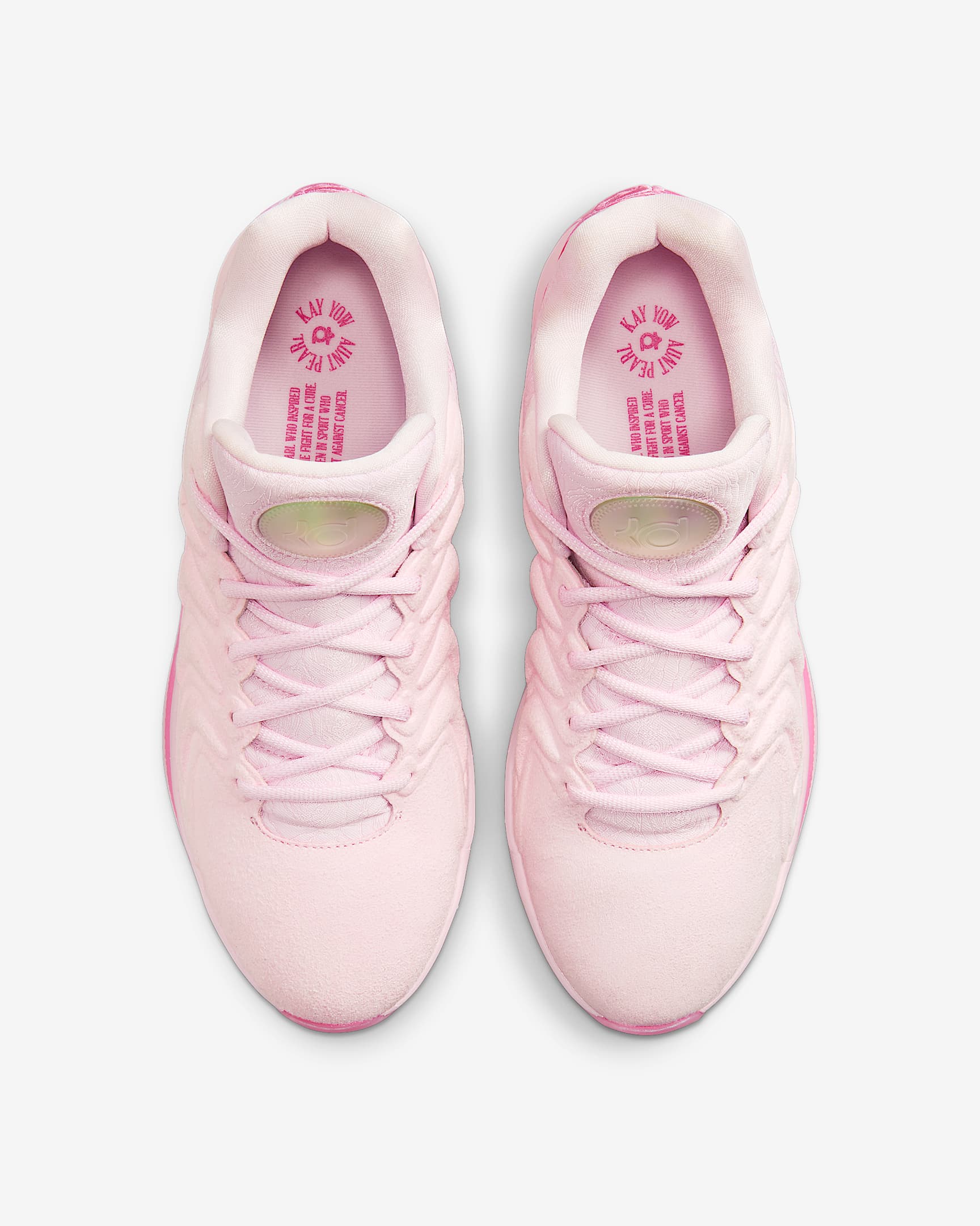 Tenis de básquetbol KD17 "Aunt Pearl" - Espuma rosa/Rosa extremo