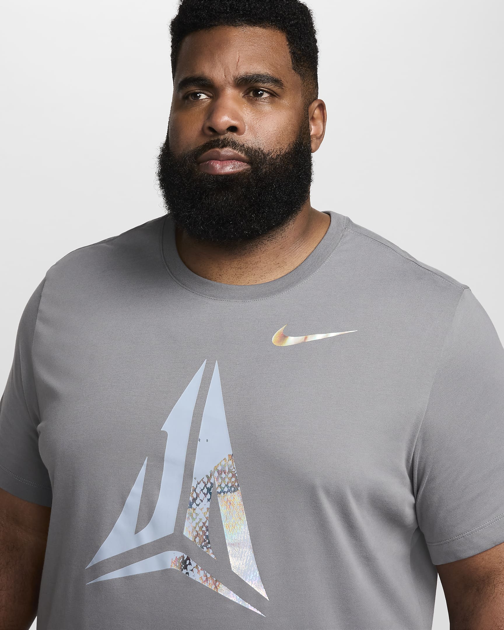 Ja Men's Dri-FIT Basketball T-Shirt - Smoke Grey