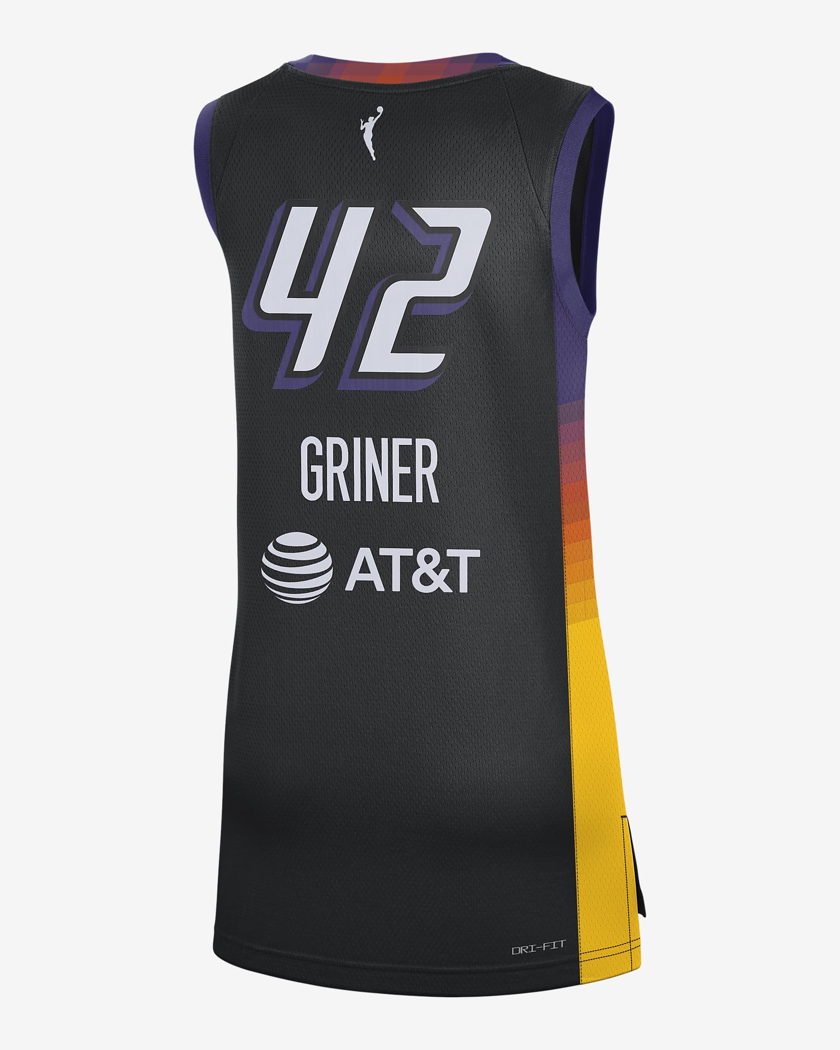 Jersey Nike Dri-FIT WNBA Victory Brittney Griner Phoenix Mercury 2024 Rebel Edition - Negro/Blanco