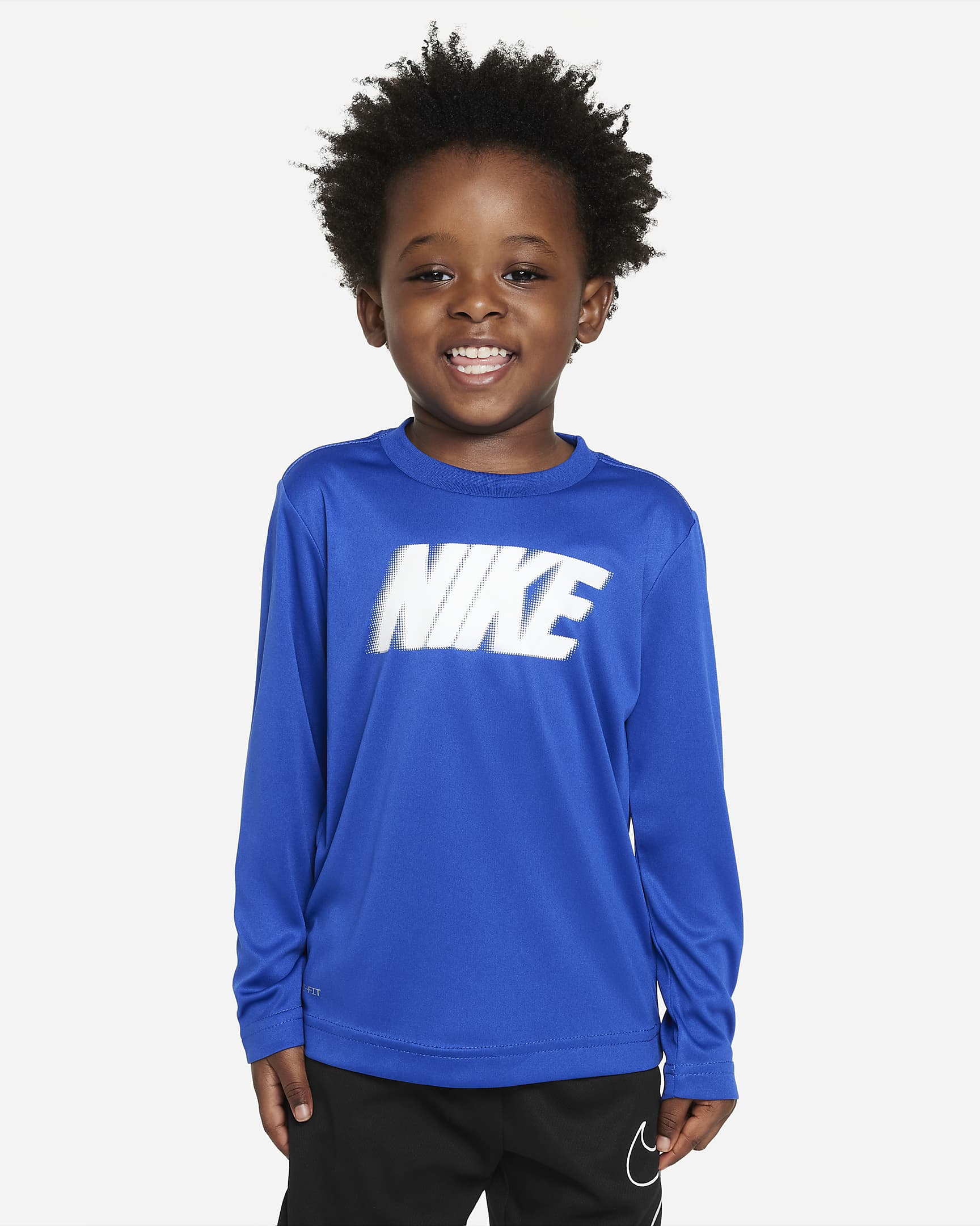 Nike "All Day Play" Long Sleeve Performance Tee Toddler Dri-FIT Tee ...