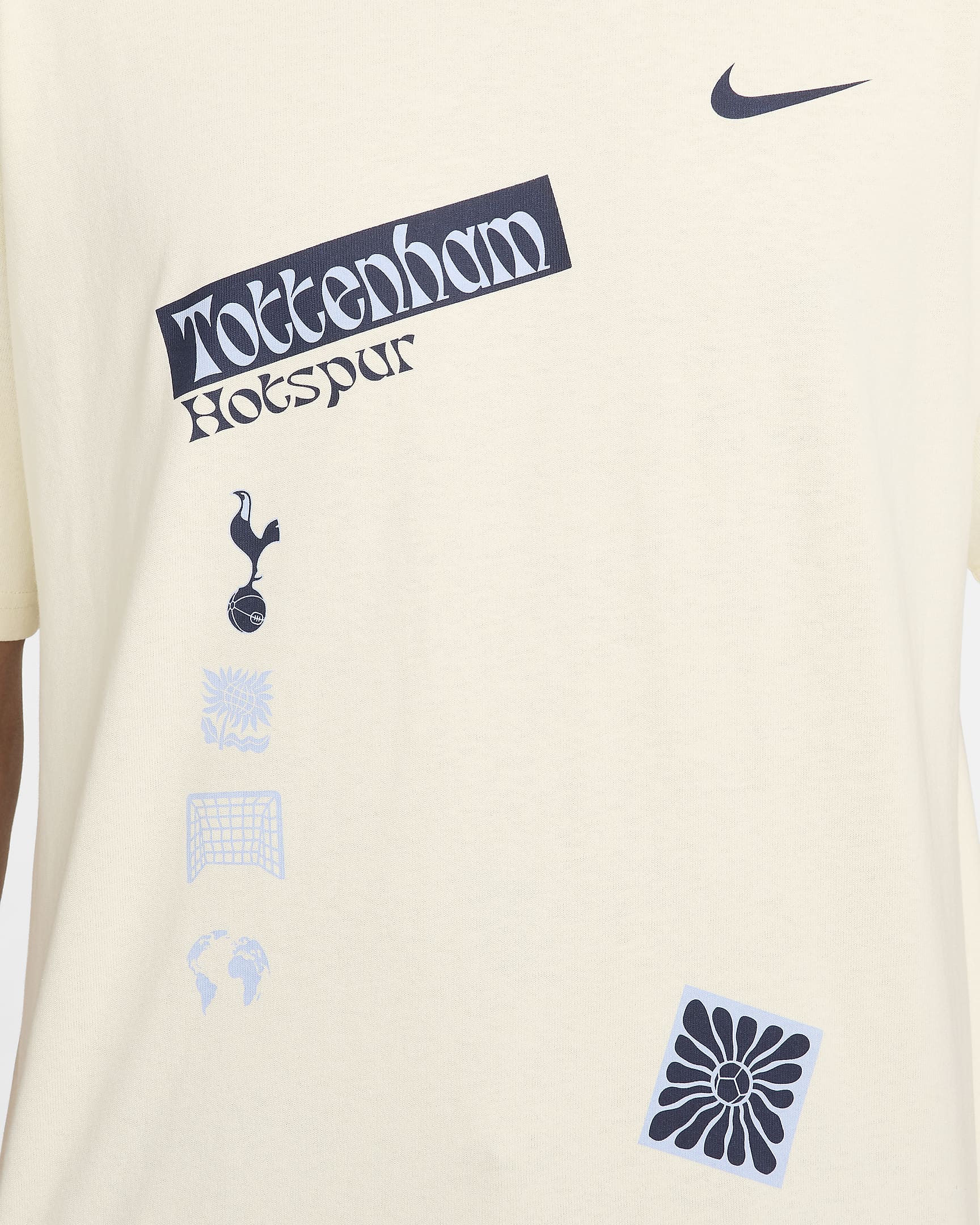 T-shirt Nike Football Max90 Tottenham Hotspur pour homme - Coconut Milk