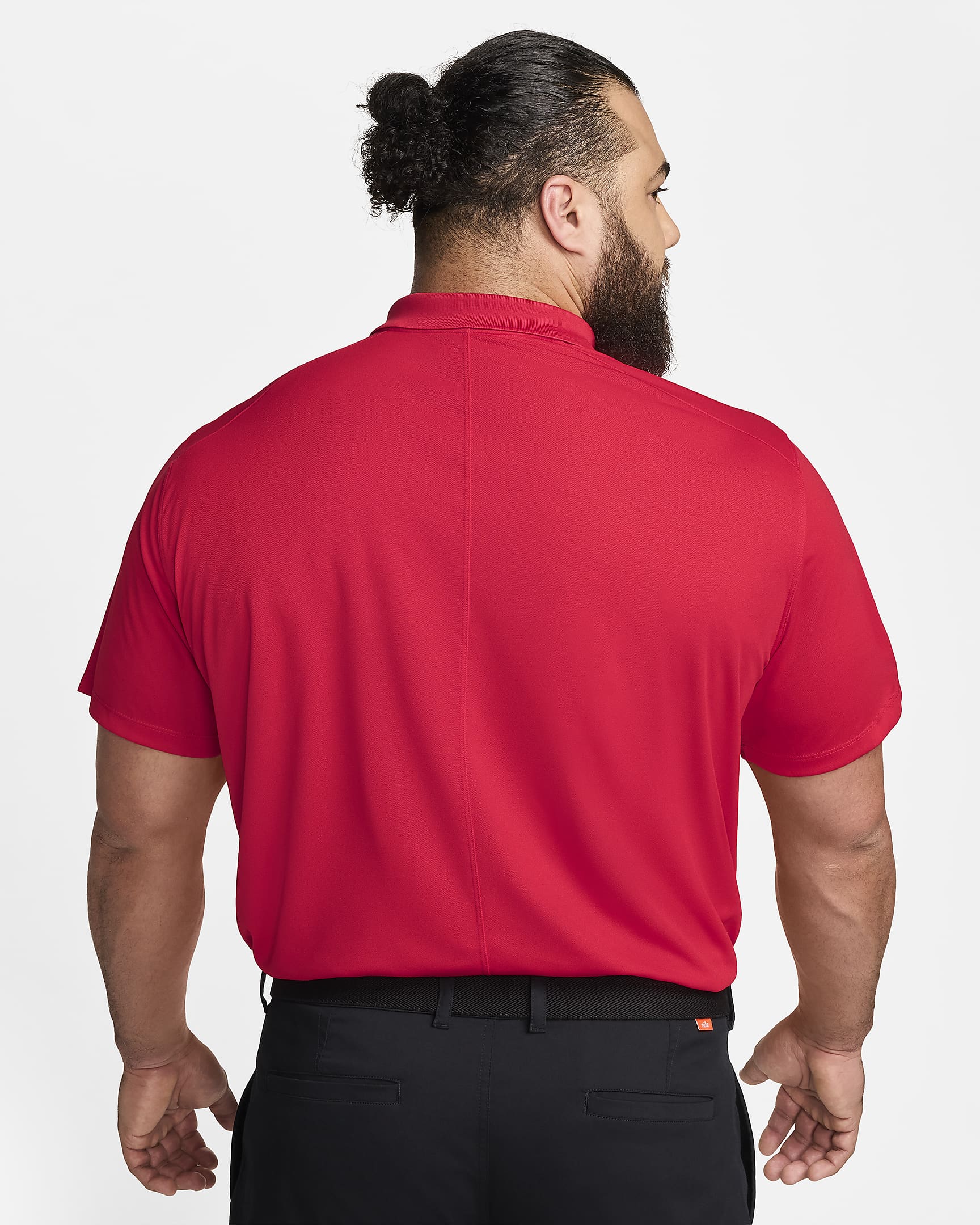 Nike Dri-FIT Victory férfi golfpóló - University Red/Fehér