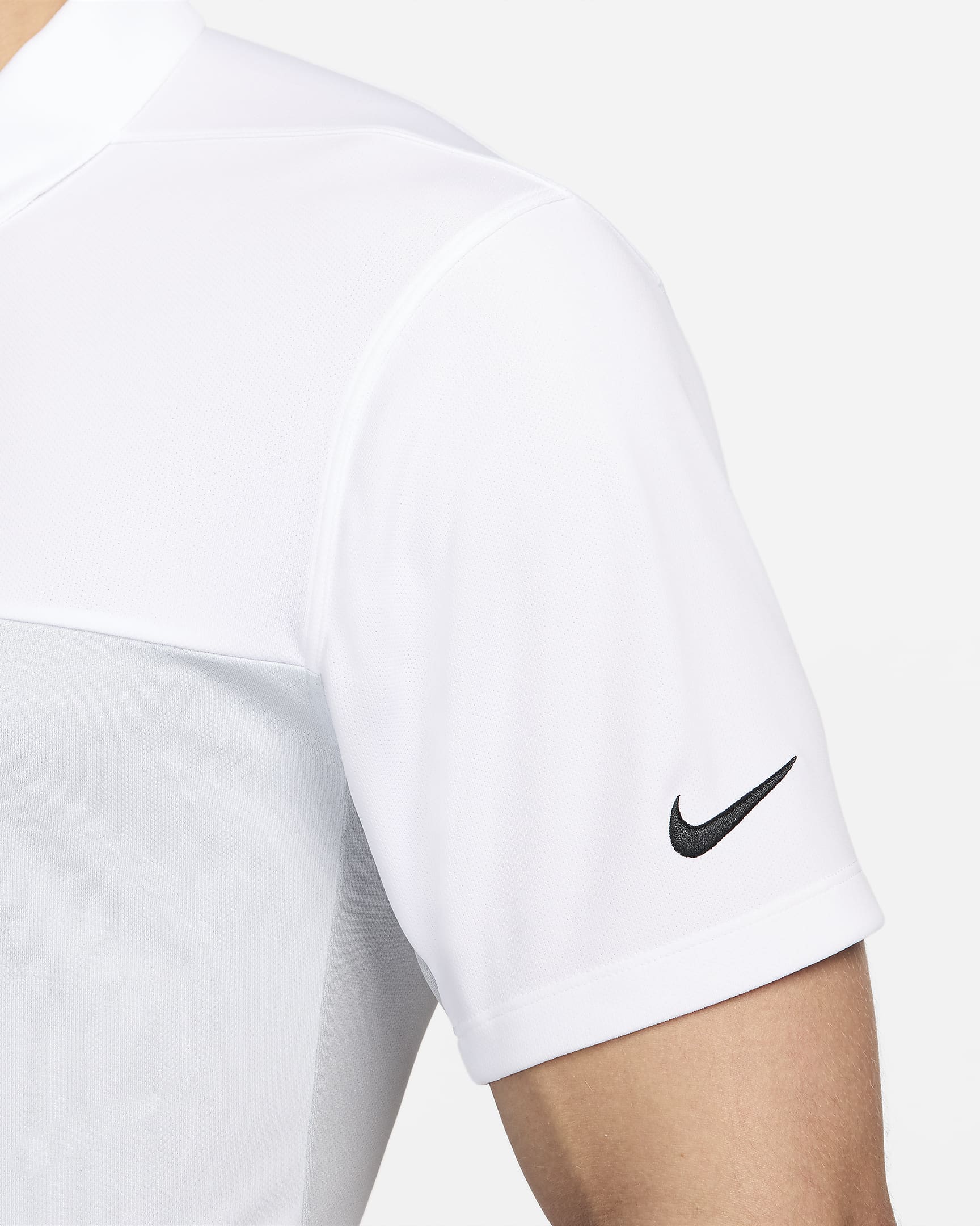 Nike Victory+ Men's Dri-FIT Golf Polo - White/Light Smoke Grey/Pure Platinum/Black