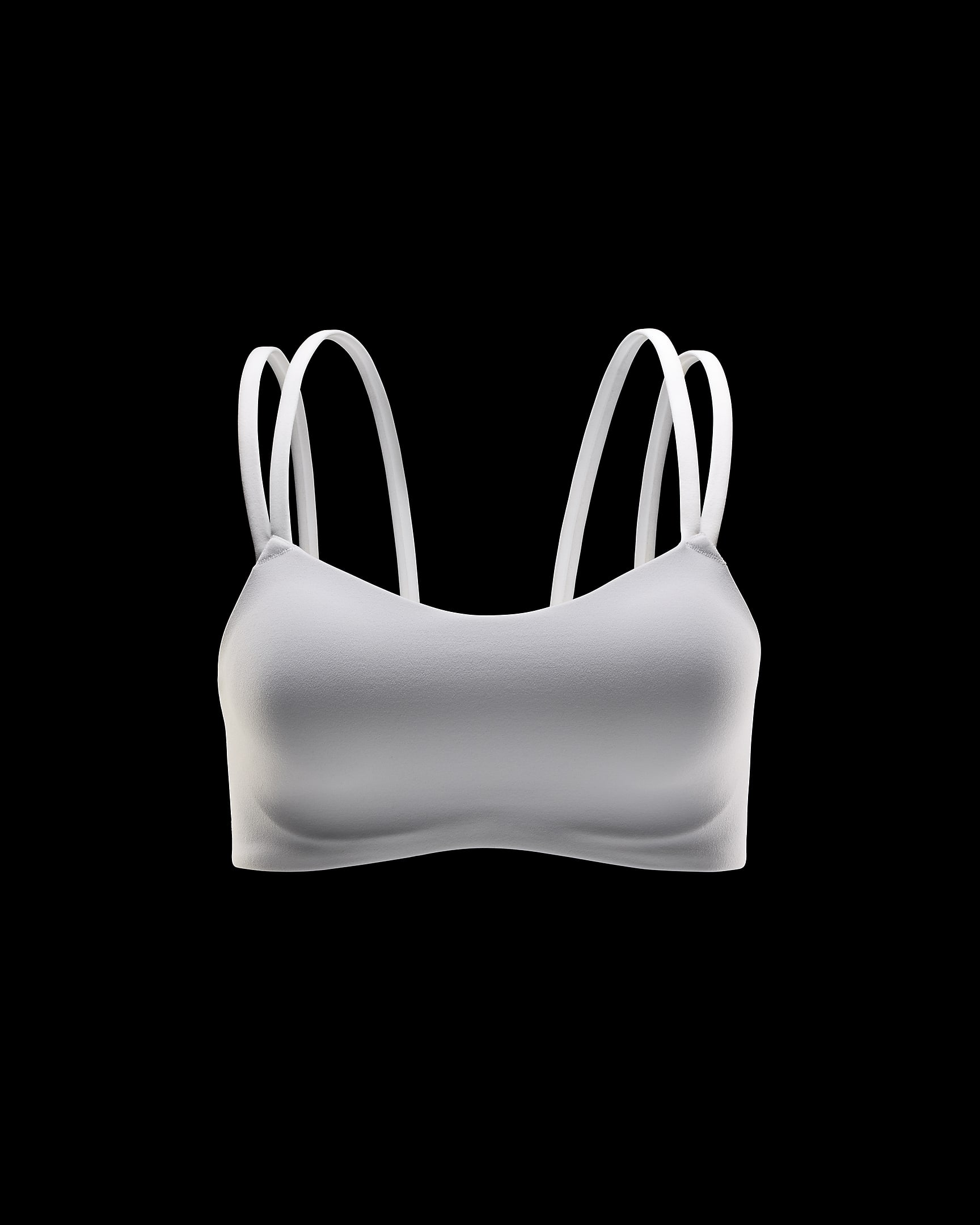 Bra imbottito a sostegno leggero Nike Zenvy Strappy – Donna - Bianco