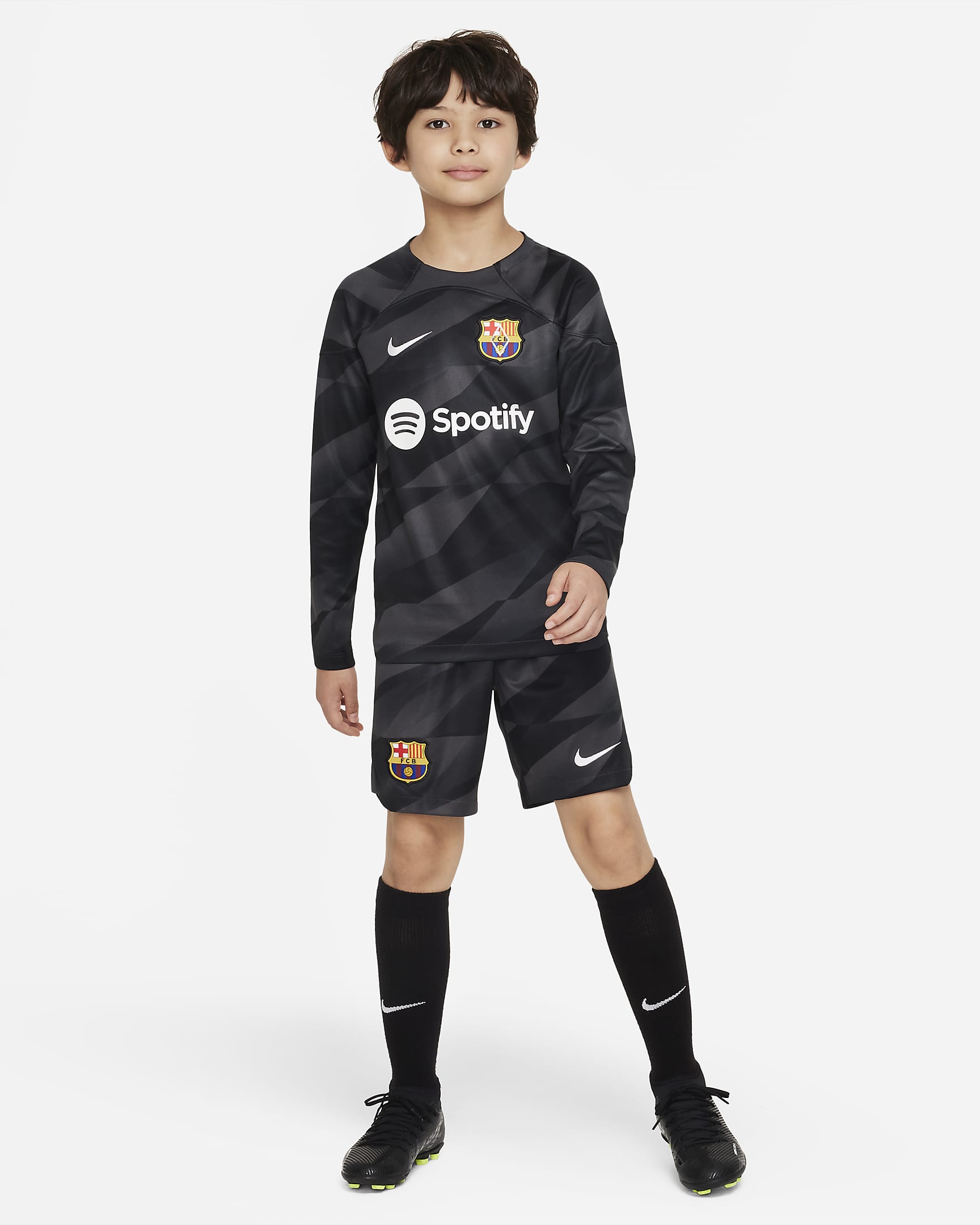 F.C. Barcelona 2023/24 Stadium Goalkeeper Older Kids' Nike Dri-FIT ...