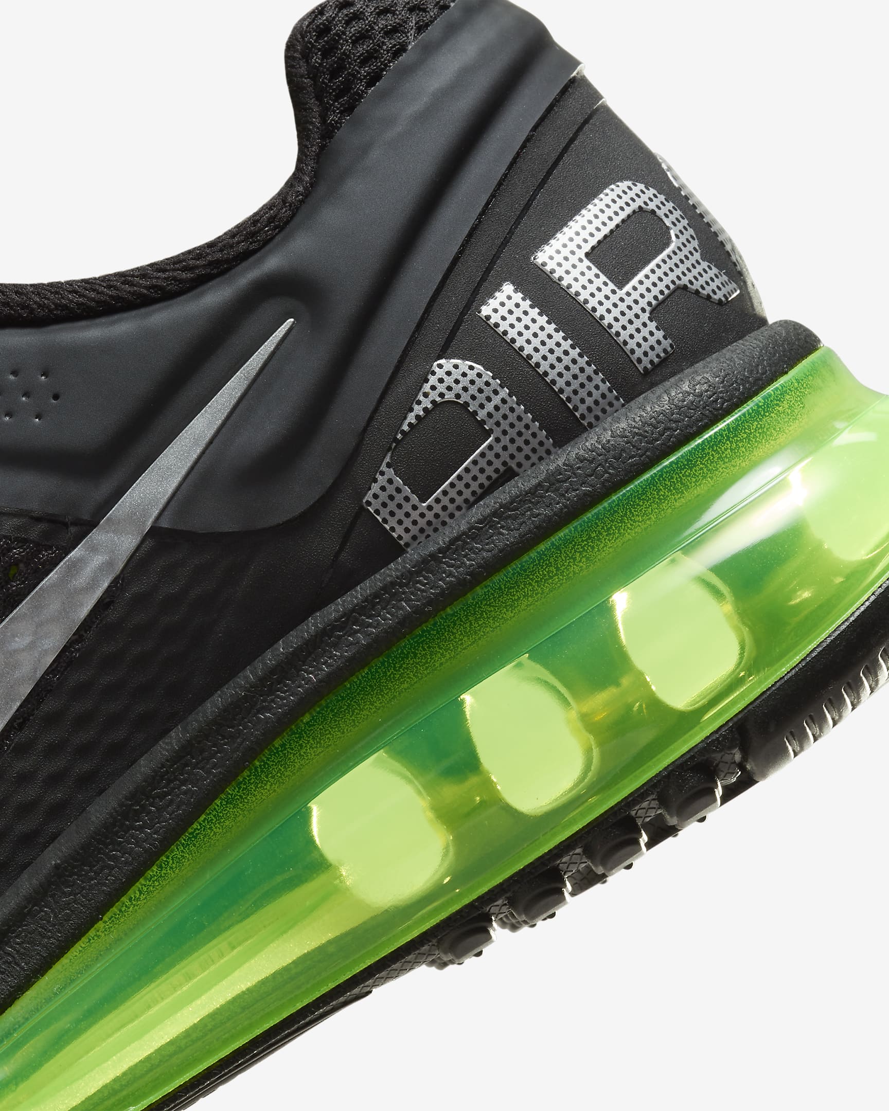 Chaussure Nike Air Max 2013 pour ado - Noir/Volt/Metallic Silver