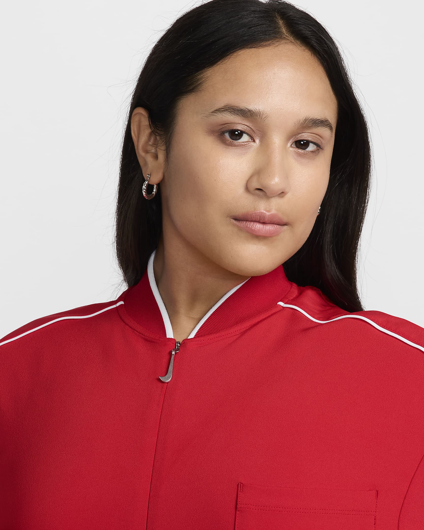 Vestido Nike x Jacquemus para mulher - Vermelho University/Branco