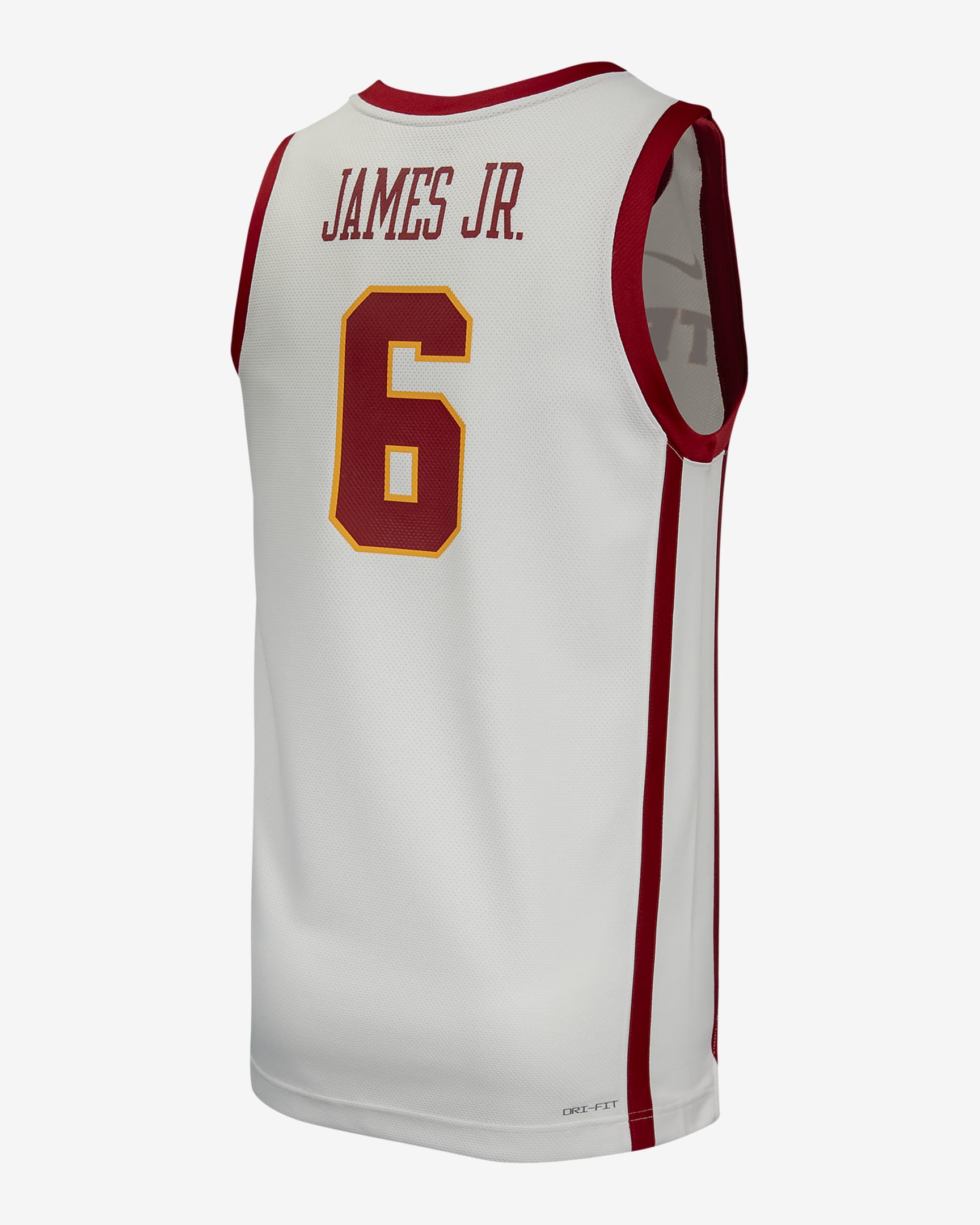 Bronny James USC 2023/24 Nike College Basketball Jersey - White