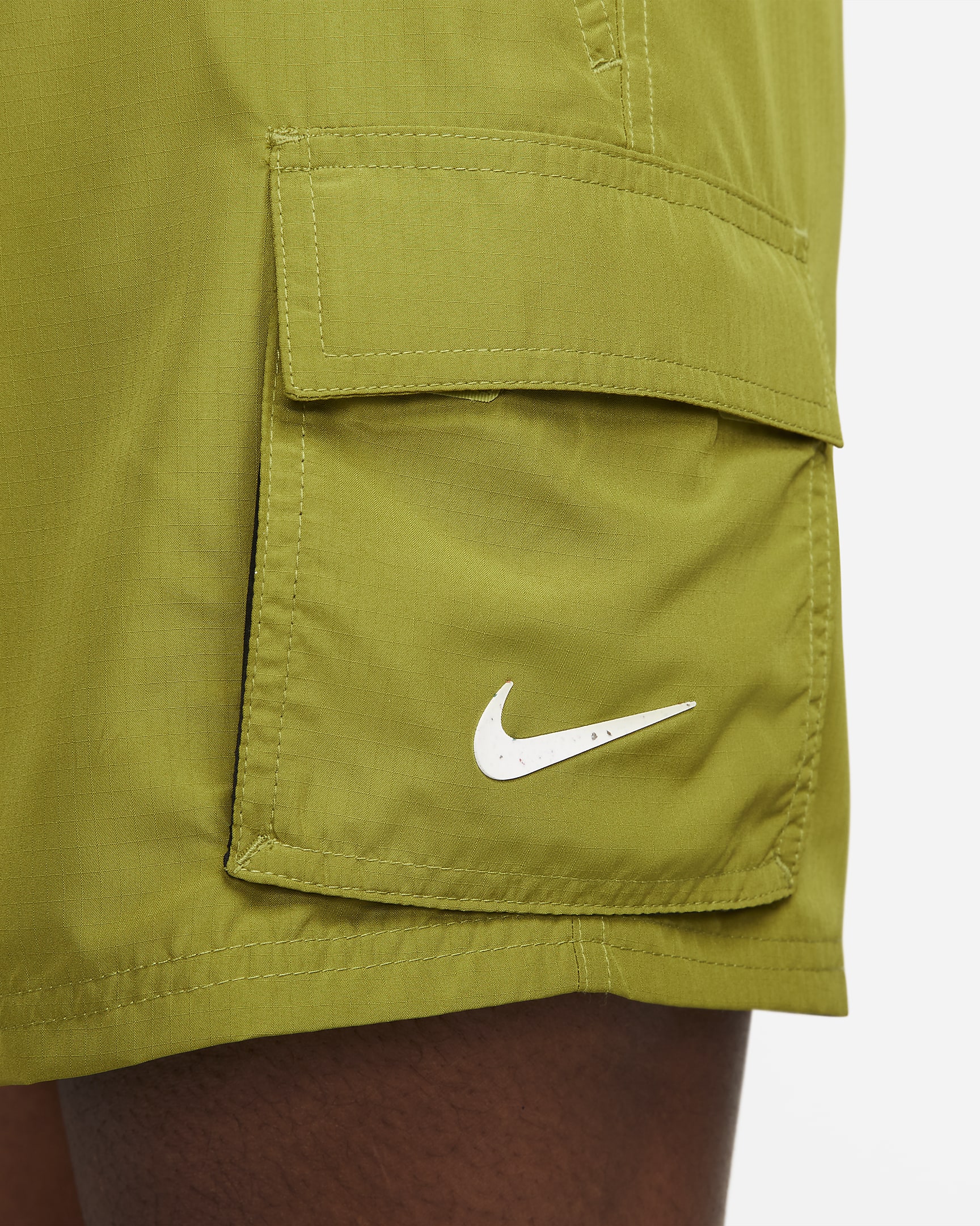 Traje de baño tipo short plegable de 13 cm para hombre Nike - Musgo