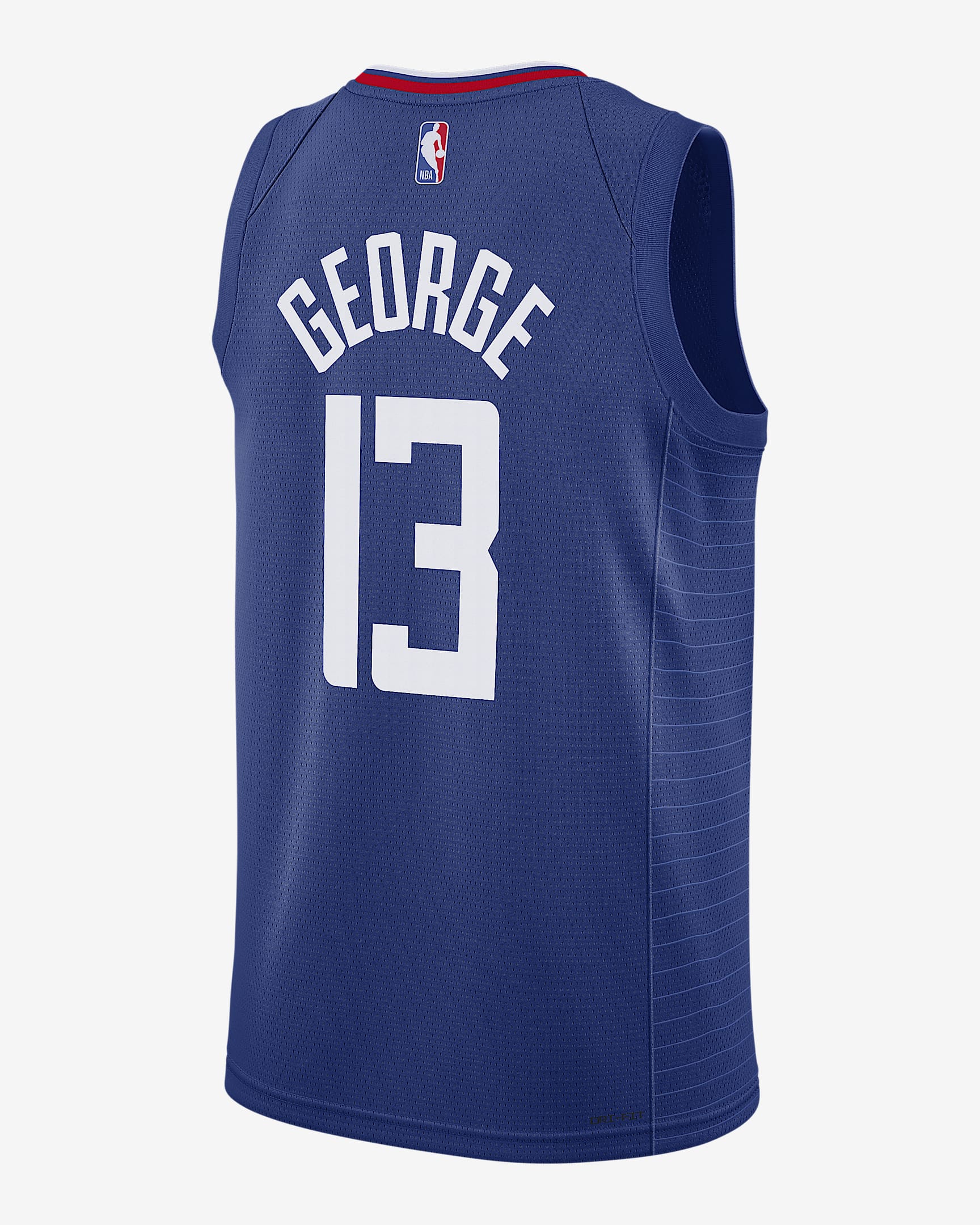 Jersey Nike de la NBA Replica para niños talla grande Paul George LA Clippers Icon Edition Swingman - Rojo universitario