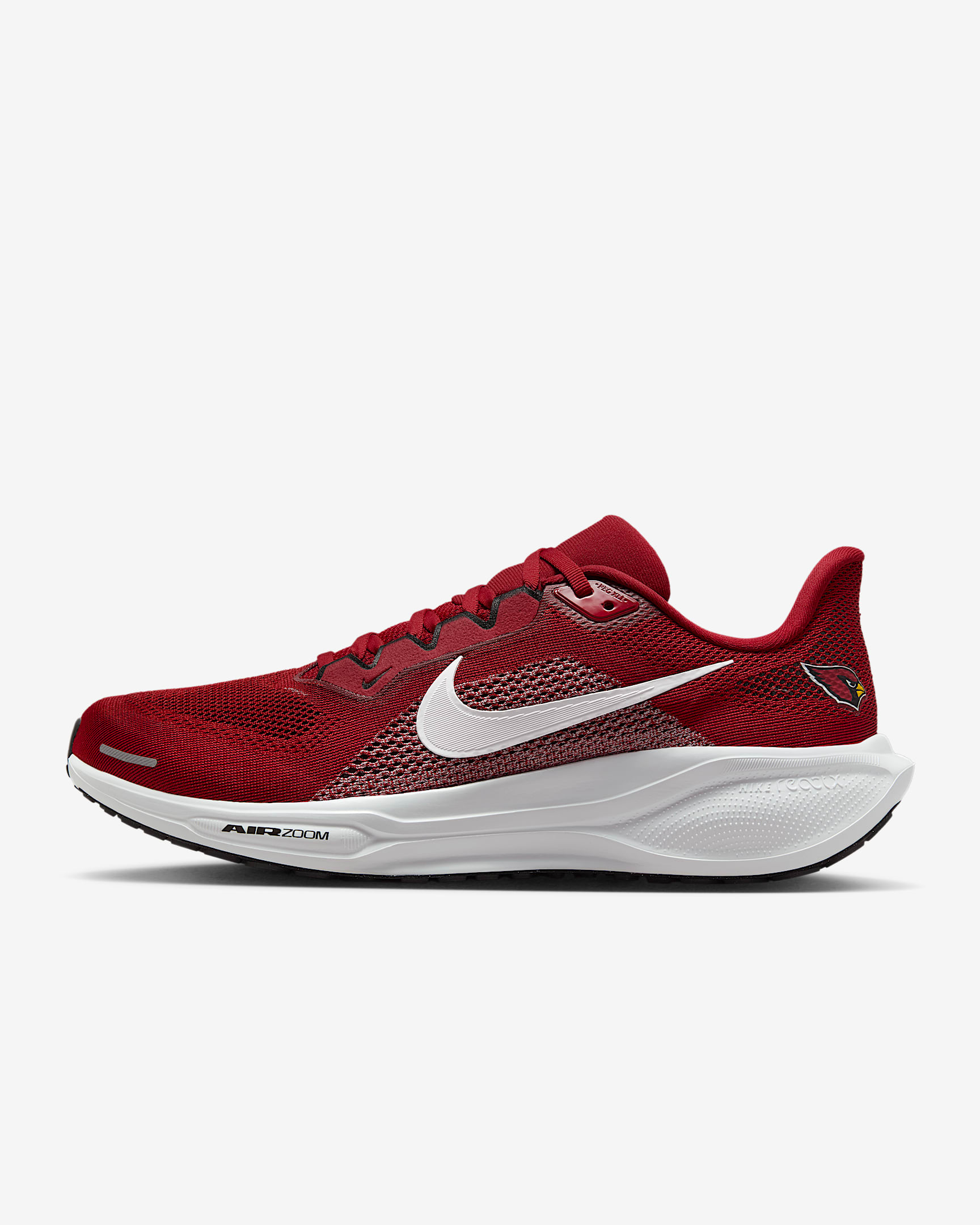 Arizona Cardinals Pegasus 41 Men's Nike NFL Road Running Shoes - Tough Red/White/Black