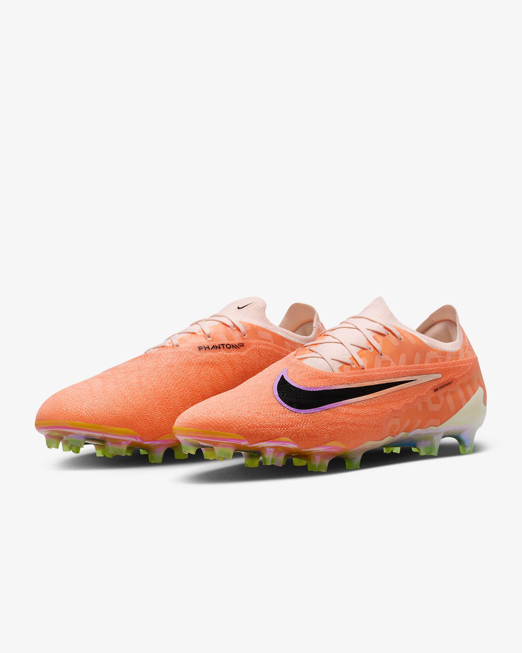 Nike Phantom GX Elite Firm-Ground Low-Top Soccer Cleats - Guava Ice/Black