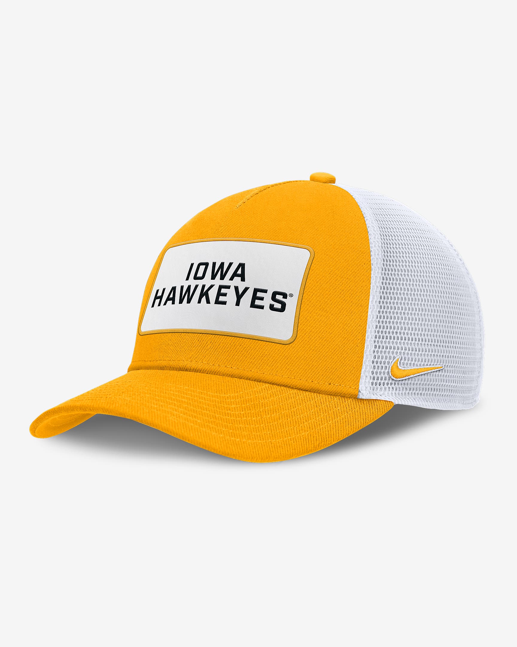 Iowa On-Field Rise Men's Nike Nike College Trucker Adjustable Hat - Gold