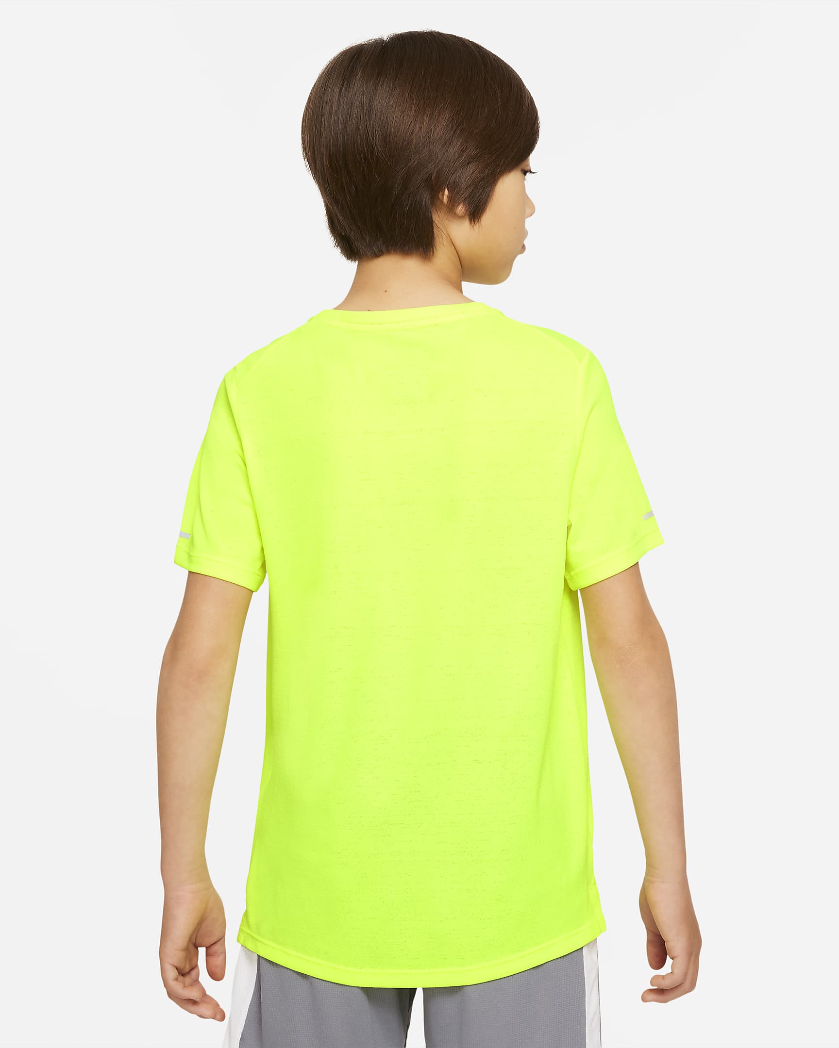 Maglia da training Nike Dri-FIT Miler – Ragazzo - Volt