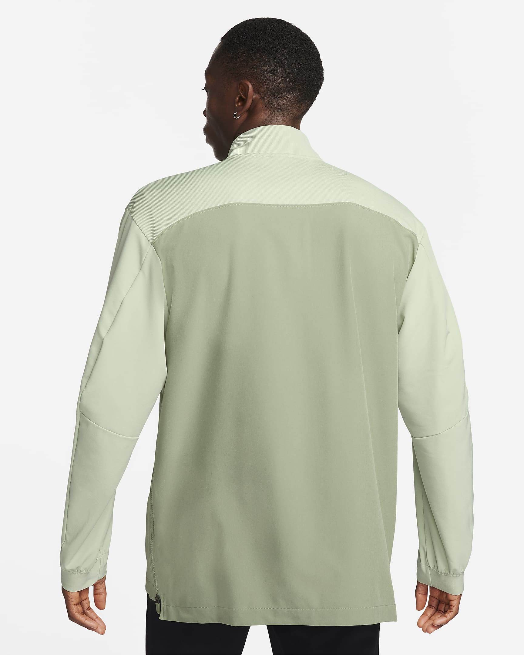 Nike Golf Club Men's Dri-FIT Golf Jacket - Oil Green/Honeydew/Black