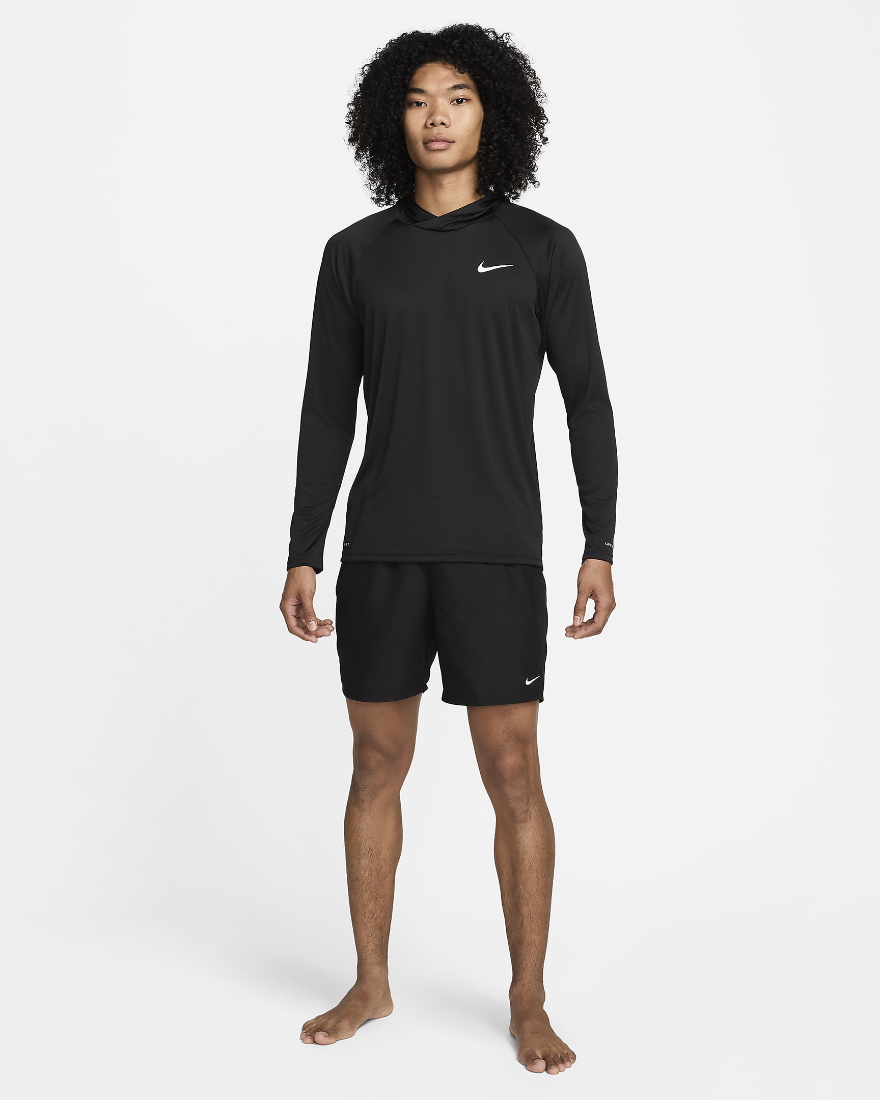 Nike Swim Essential Men's Long-Sleeve Hooded Hydroguard. Nike.com