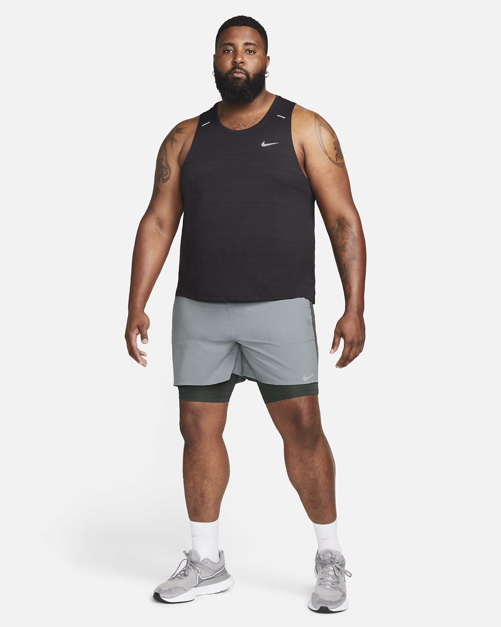 Nike Stride Men's Dri-FIT 13cm (approx.) Hybrid Running Shorts. Nike UK