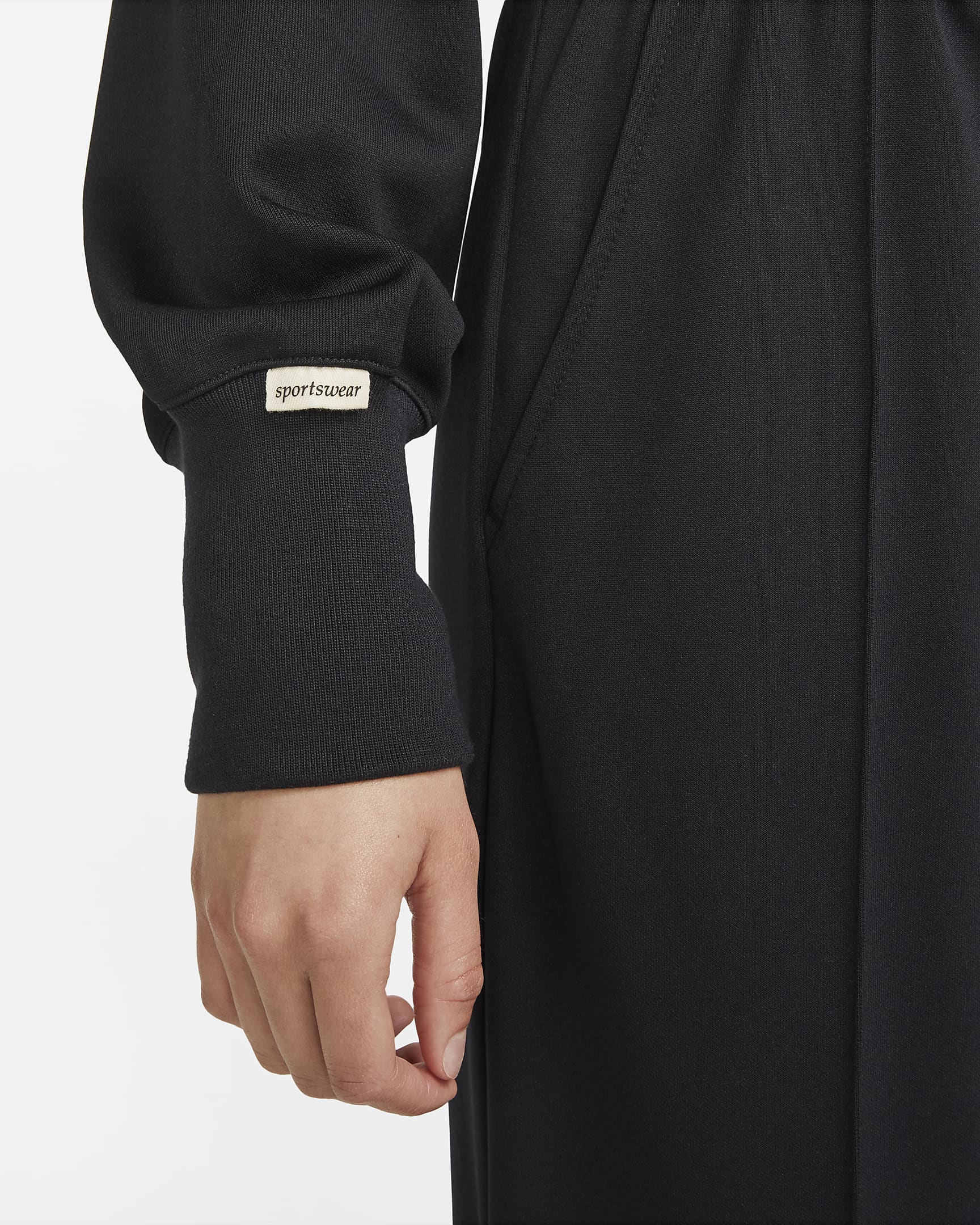 cropped nike tracksuit