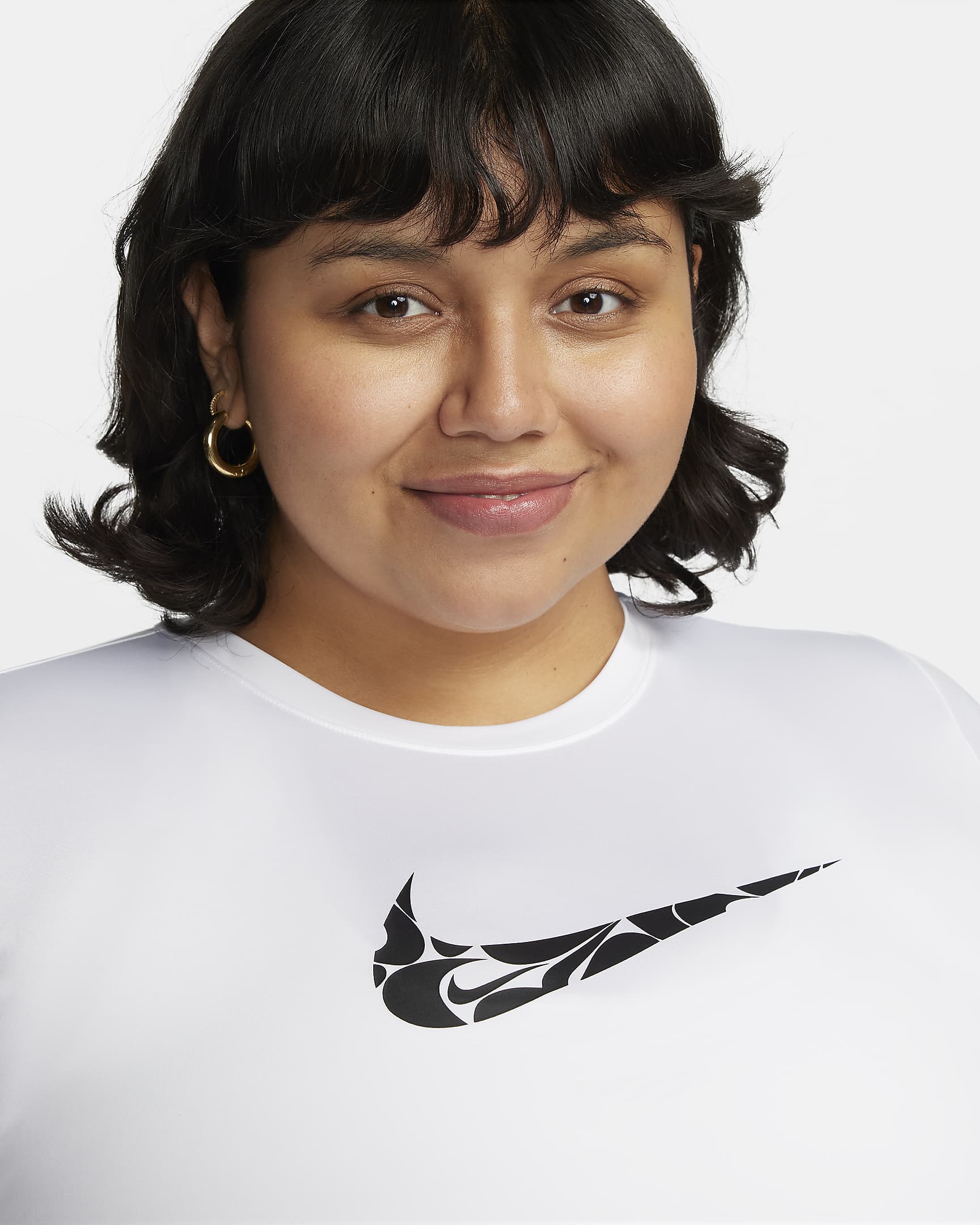 Nike One Swoosh Women's DriFIT ShortSleeve Running Top (Plus Size