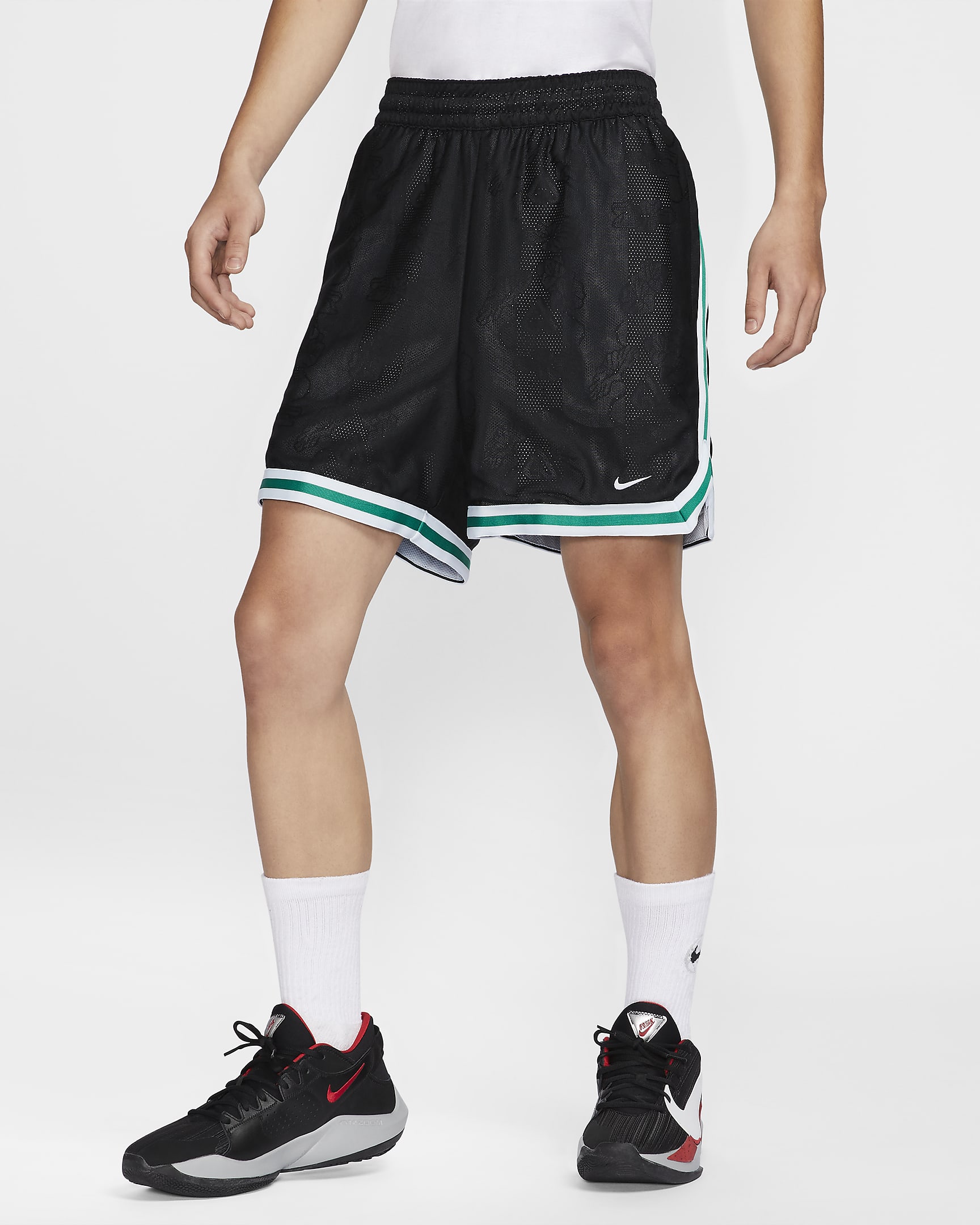 Giannis Men's 6" Dri-FIT DNA Basketball Shorts - Black/Blue Tint/White