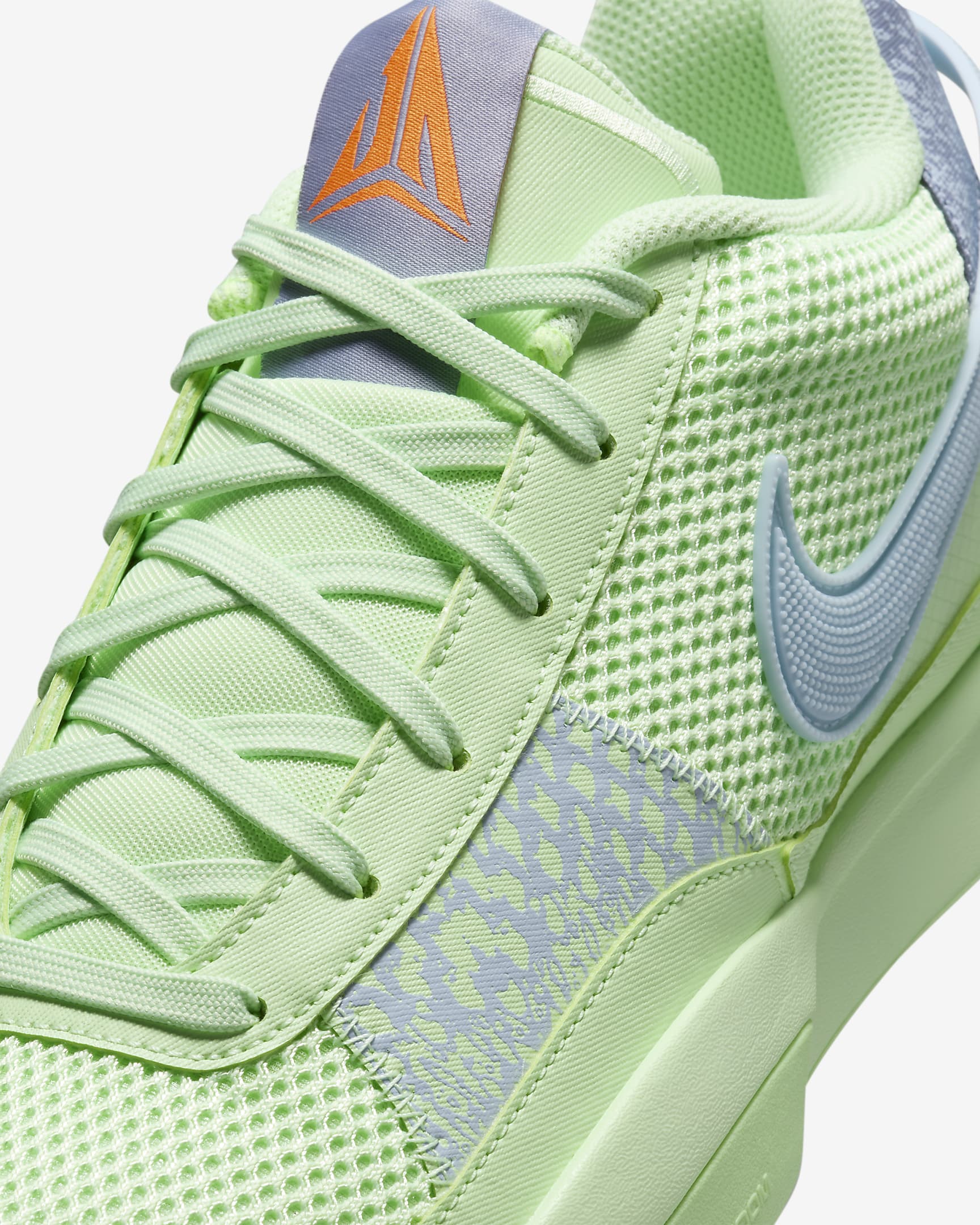 Ja 1 "Day" Basketball Shoes - Bright Mandarin/Vapor Green/Light Armory Blue/Multi-Color