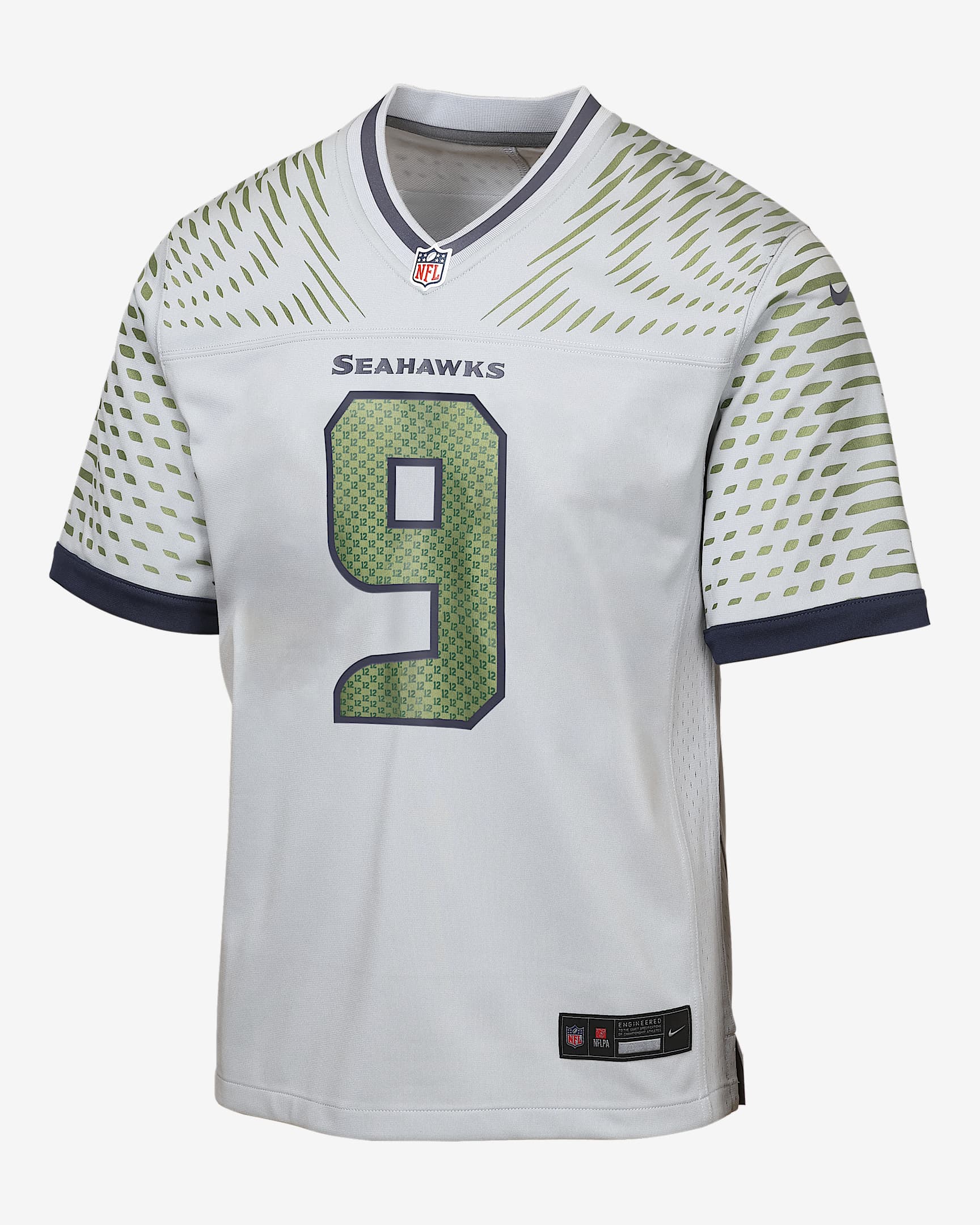 Kenneth Walker III Seattle Seahawks Rivalries Collection Big Kids' Nike NFL Game Jersey - Grey