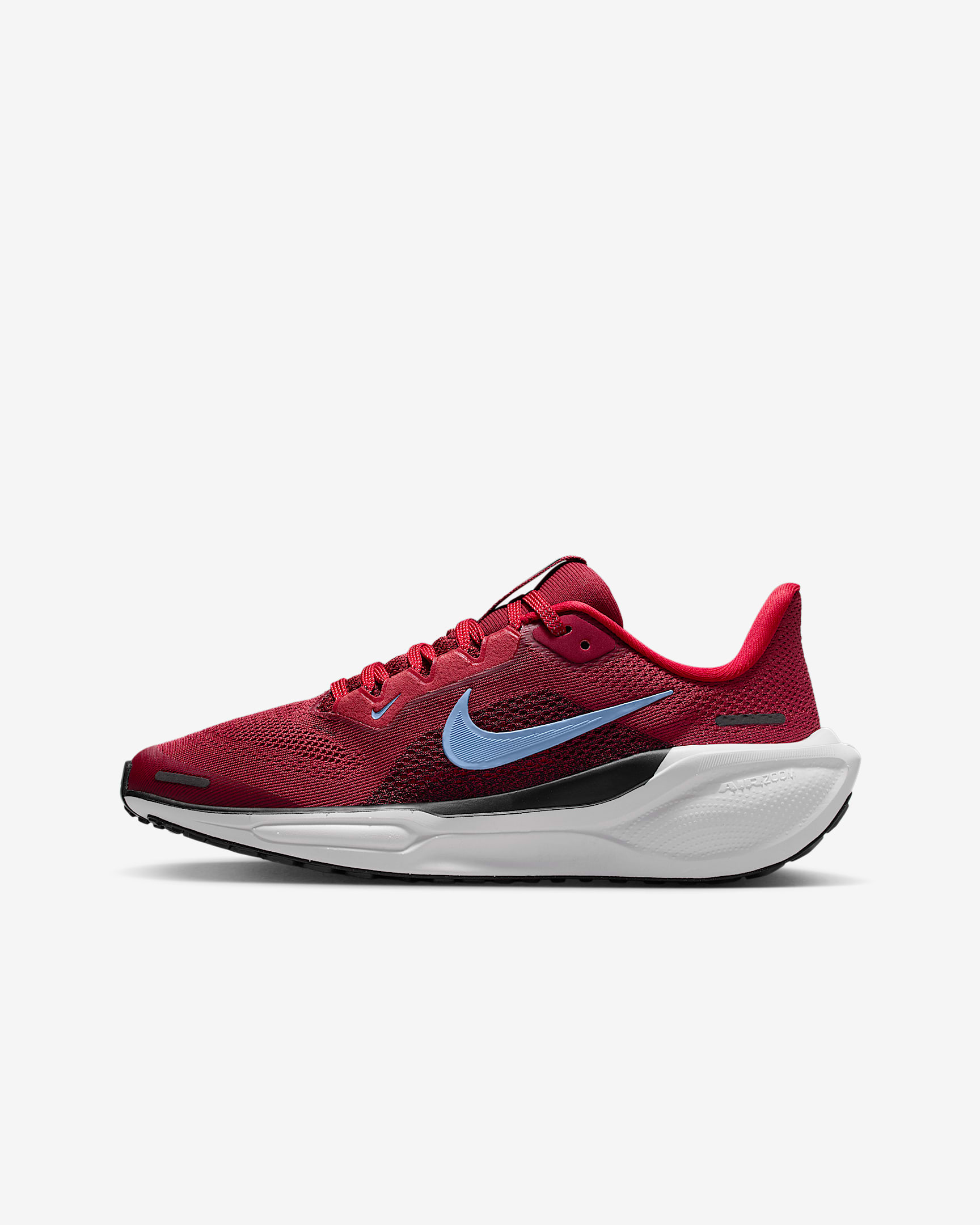 Nike Pegasus 41 Older Kids' Road Running Shoes - Team Red/Gym Red/Black/Aluminium