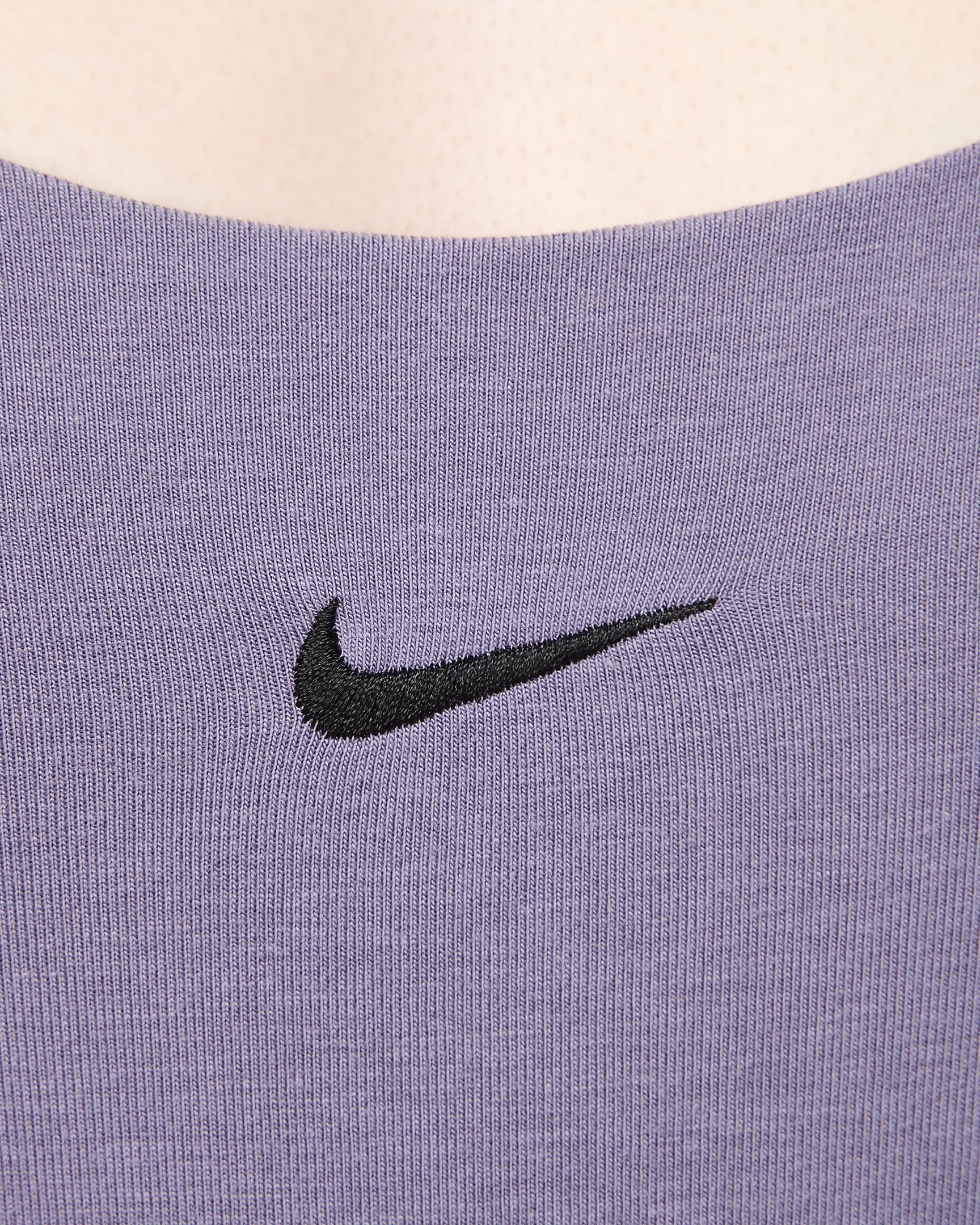 Nike Sportswear Chill Cami-Bodysuit für Damen aus Strickmaterial mit enger Passform - Daybreak/Schwarz