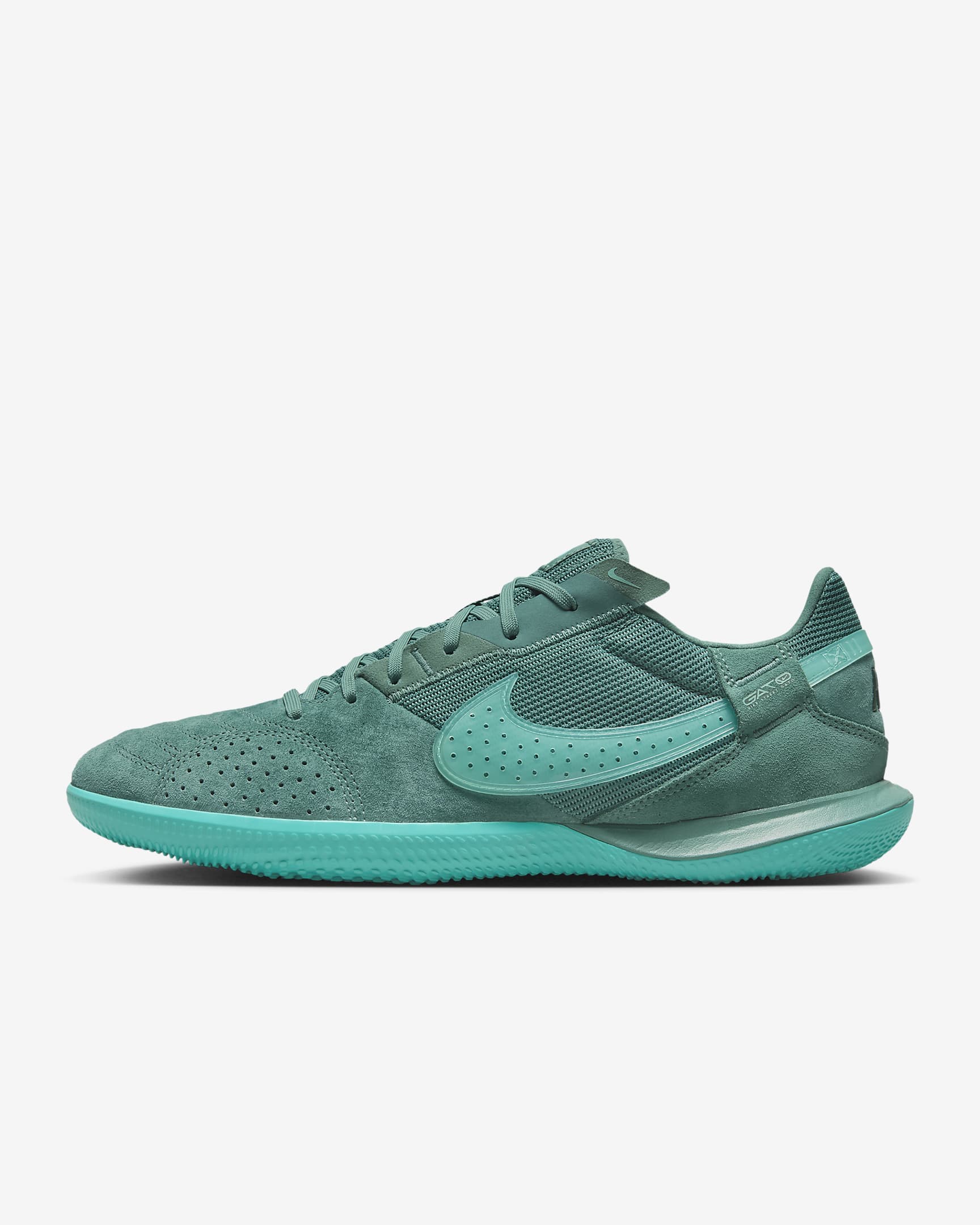 Buty piłkarskie typu low top Nike Streetgato - Deep Jungle/Green Frost