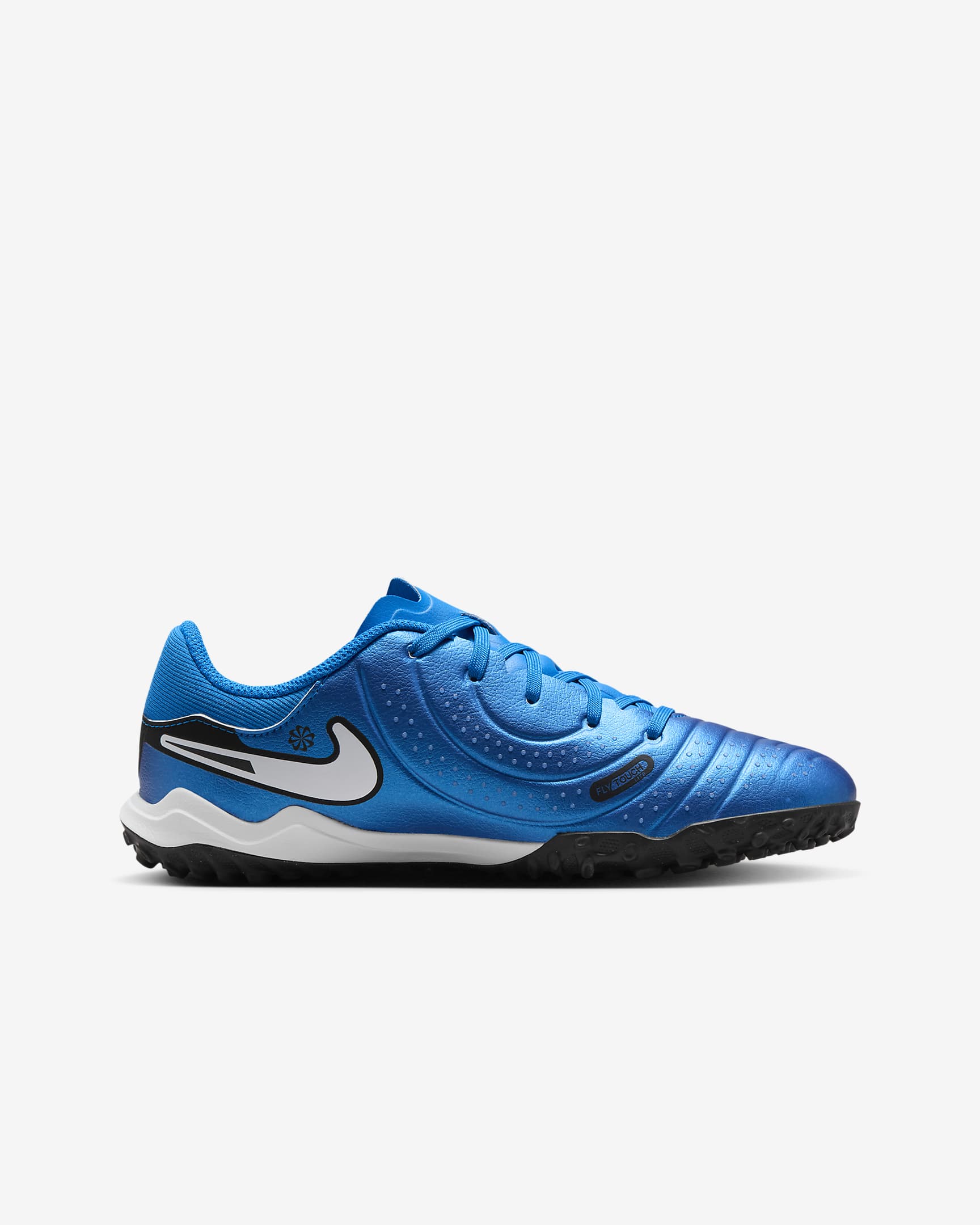 Nike Jr. Tiempo Legend 10 Academy Low Top Turf-Fußballschuh für jüngere/ältere Kinder - Soar/Weiß