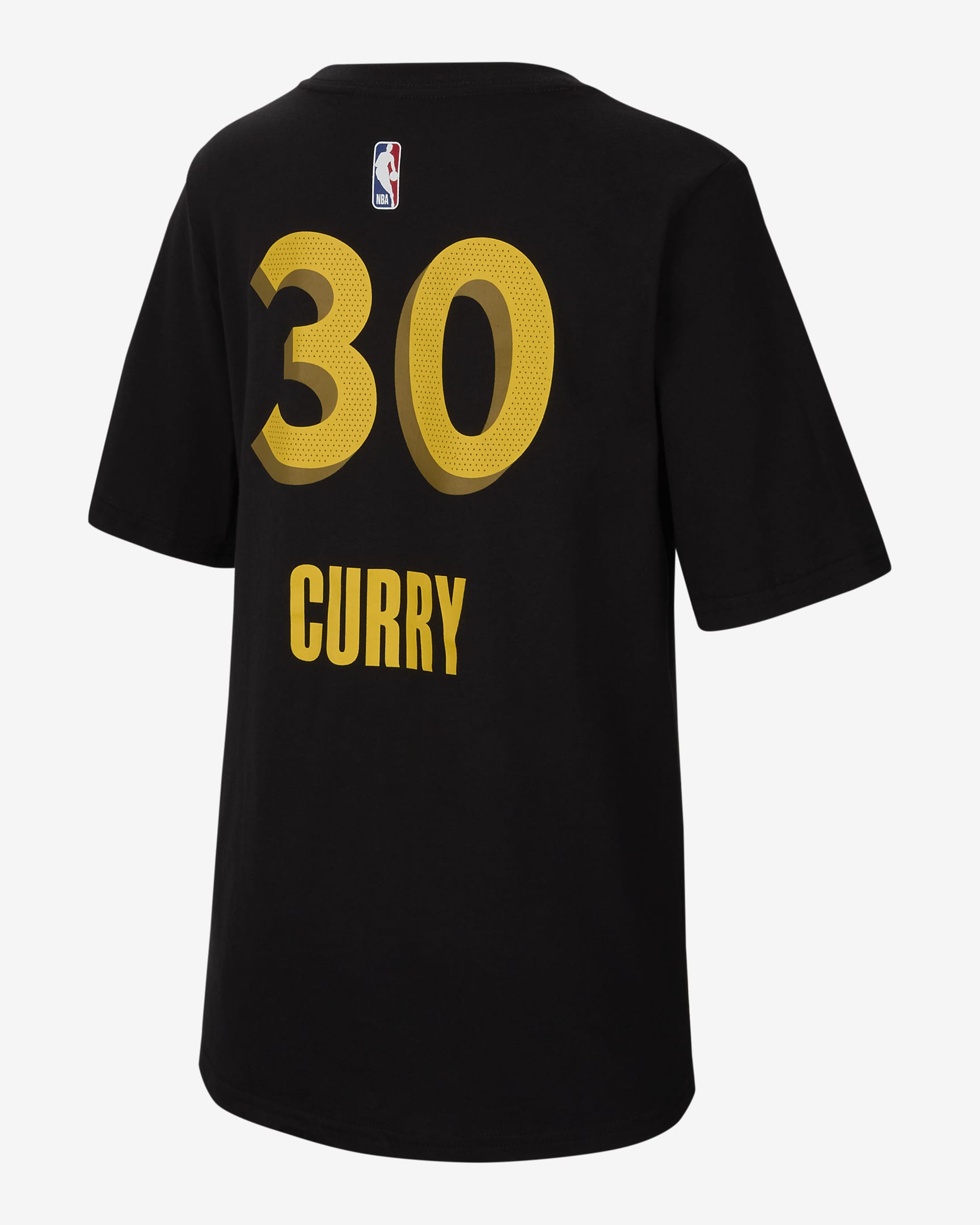 Stephen Curry Golden State Warriors City Edition Nike NBA-T-Shirt (ältere Kinder, Jungen) - Schwarz