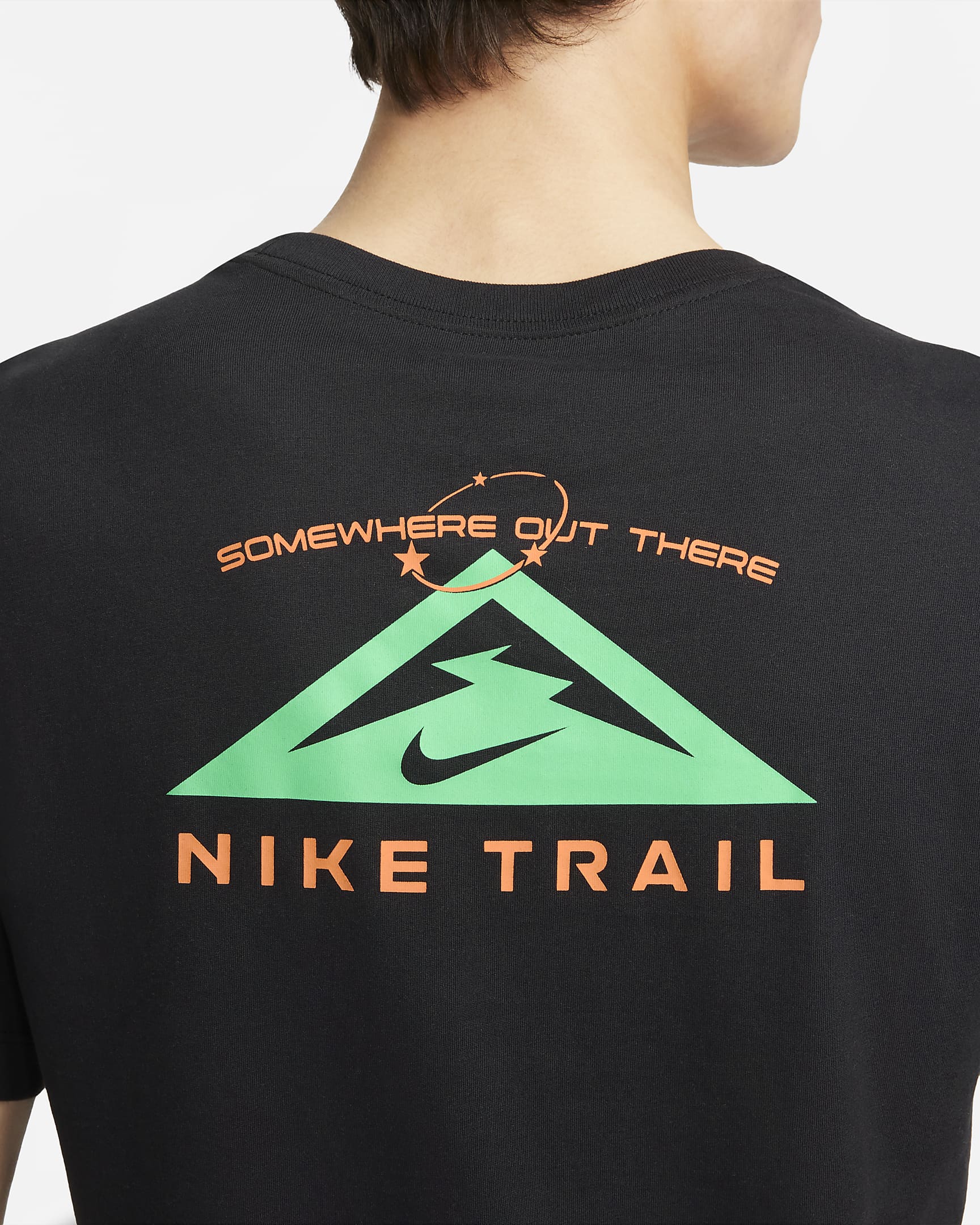 Nike Trail Dri-FIT Men's Running T-Shirt - Black