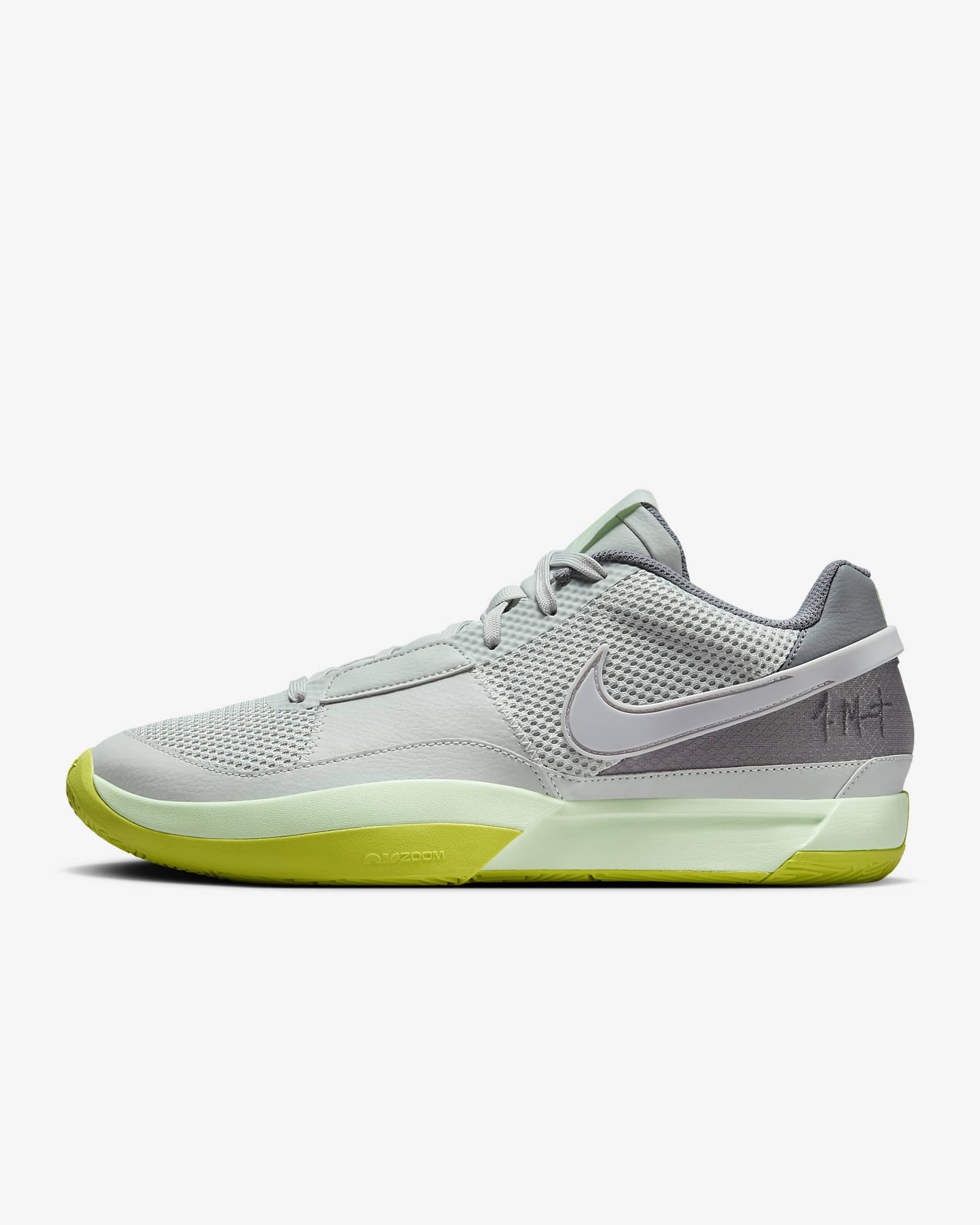 JA 1 EP Basketball Shoes - Light Silver/Cyber/Cool Grey/Granite