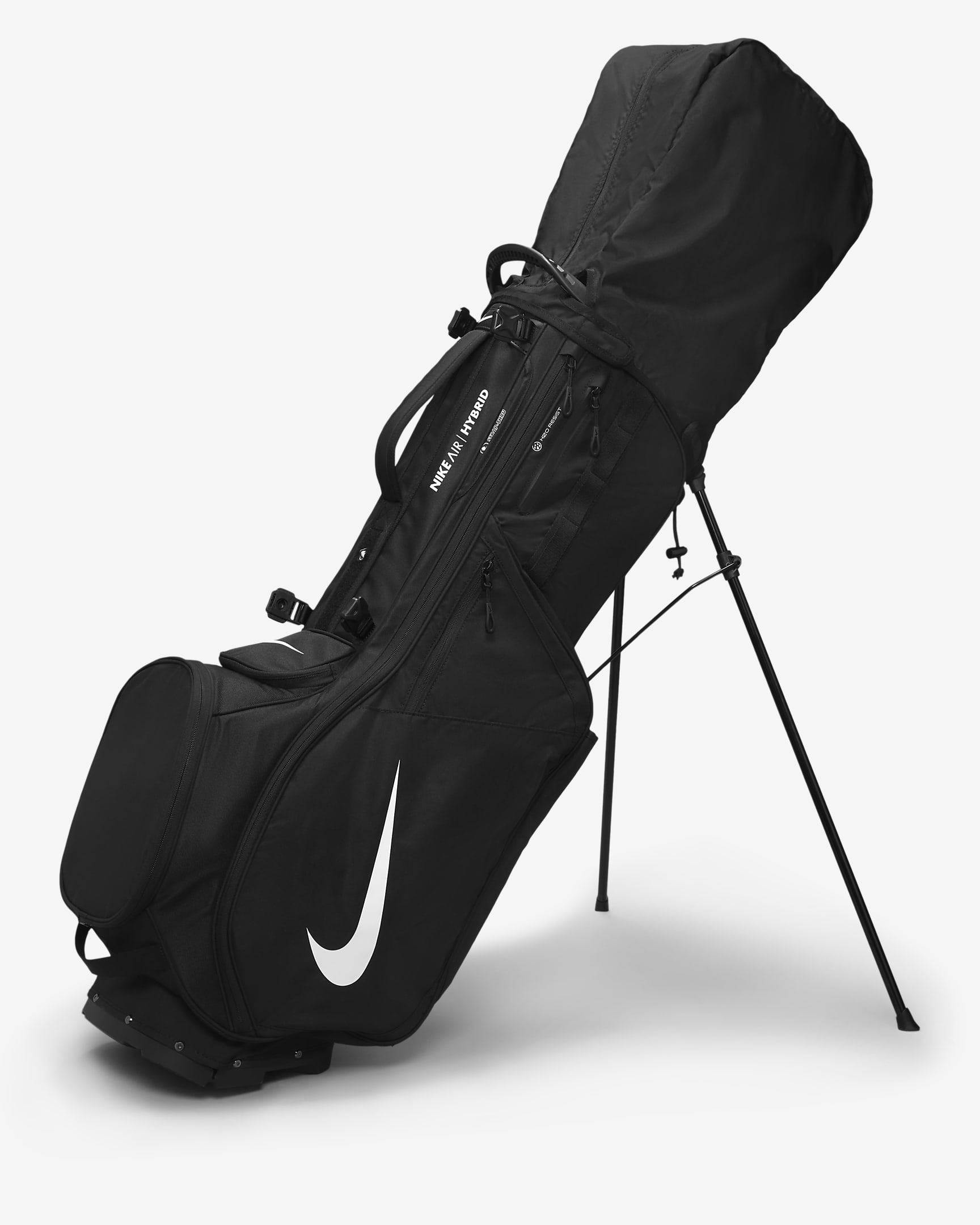 Nike Air Hybrid 2 Golf Bag - Black/Black/White