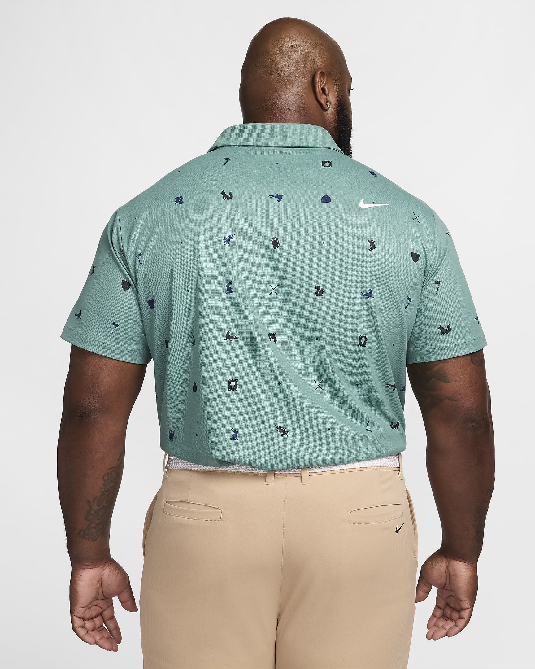 Polo de golfe Dri-FIT Nike Tour para homem - Bicoastal/Branco