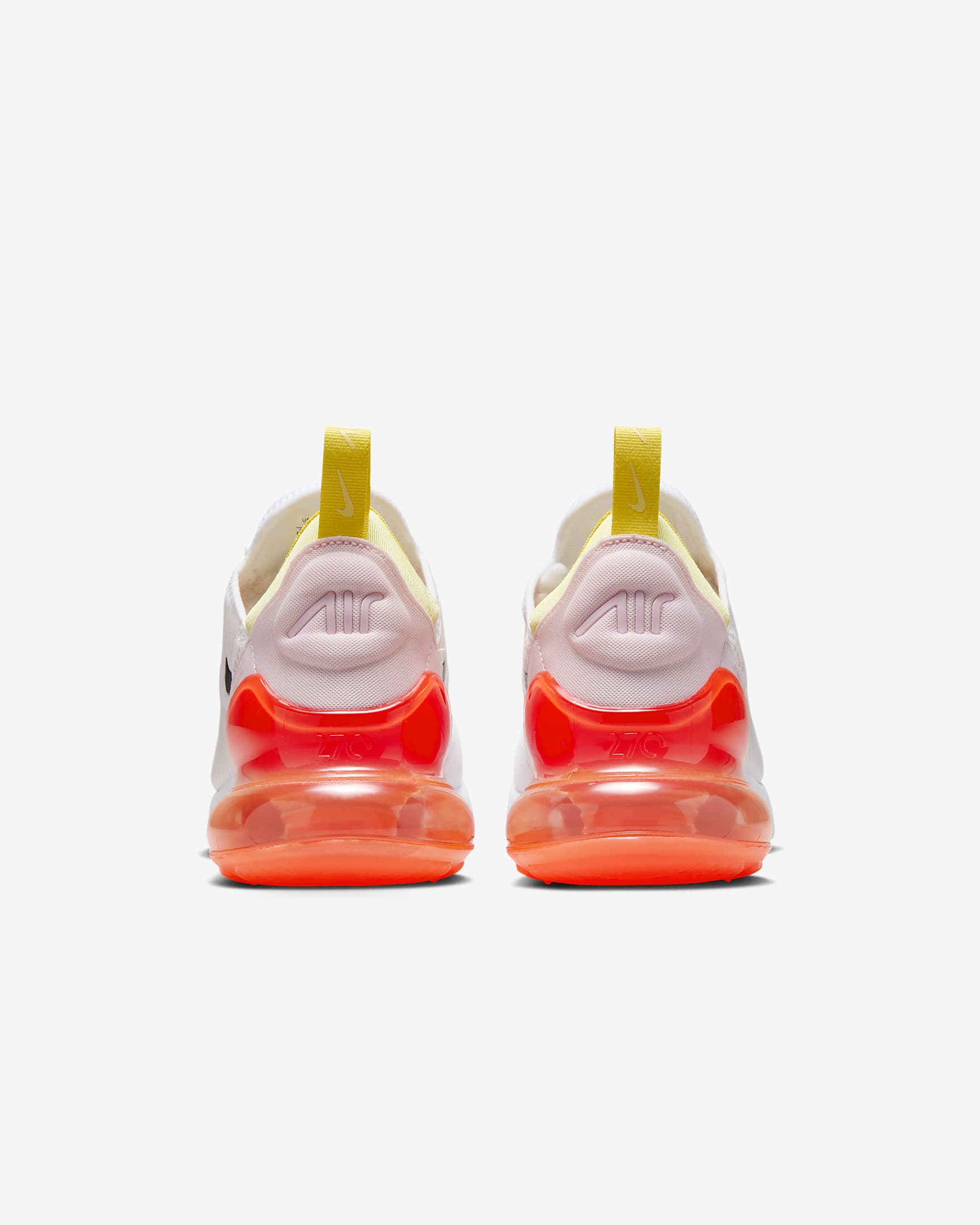 Nike Air Max 270 Women's Shoes - White/Bright Crimson/Pink Foam/Black