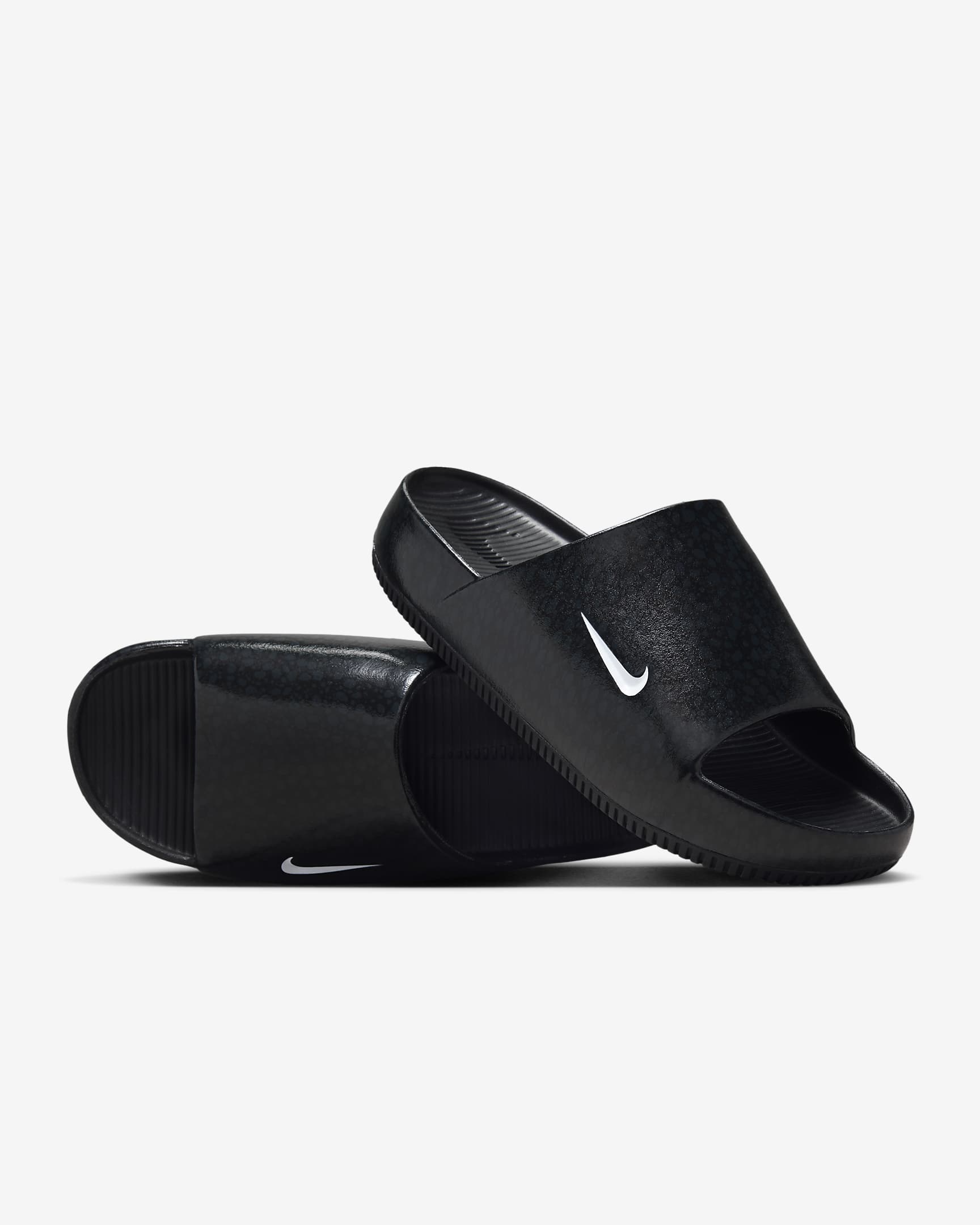 Chanclas para hombre Nike Calm Electric - Negro/Antracita/Gris fútbol