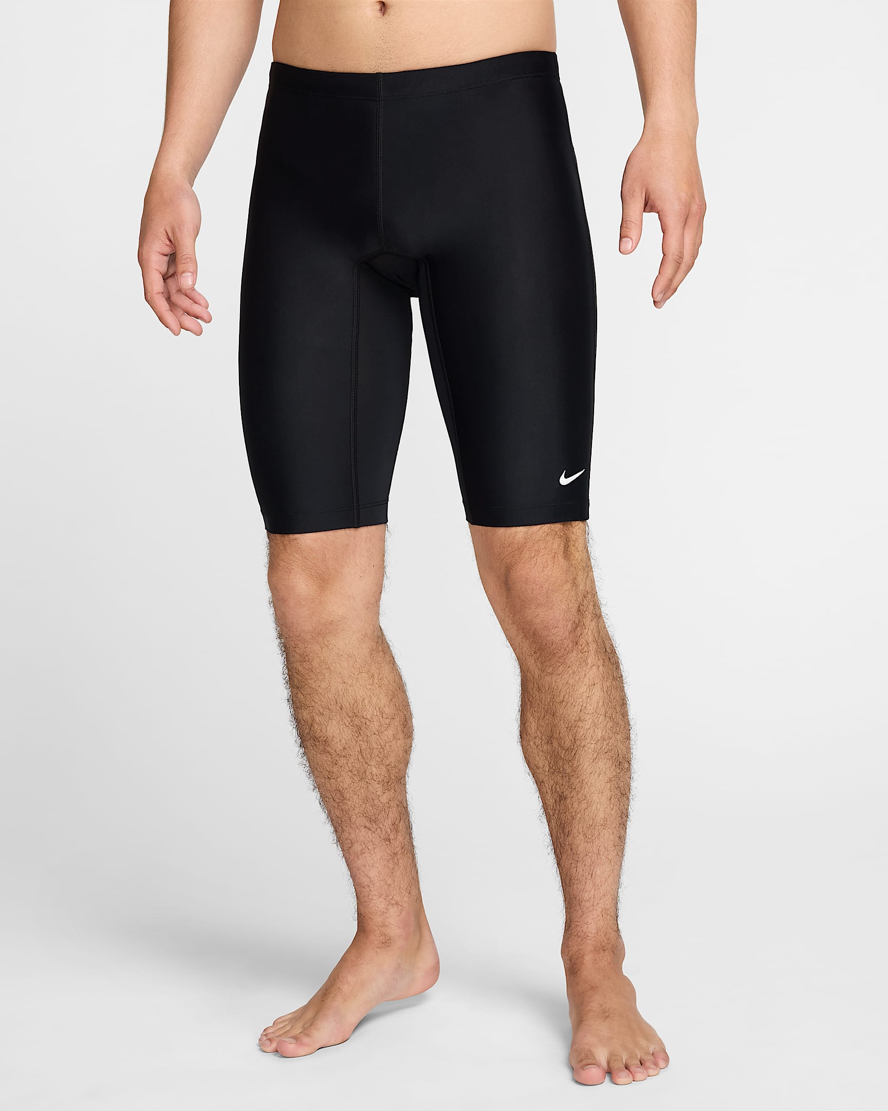 Jammer Nike Swim Solid pour homme - Noir/Blanc