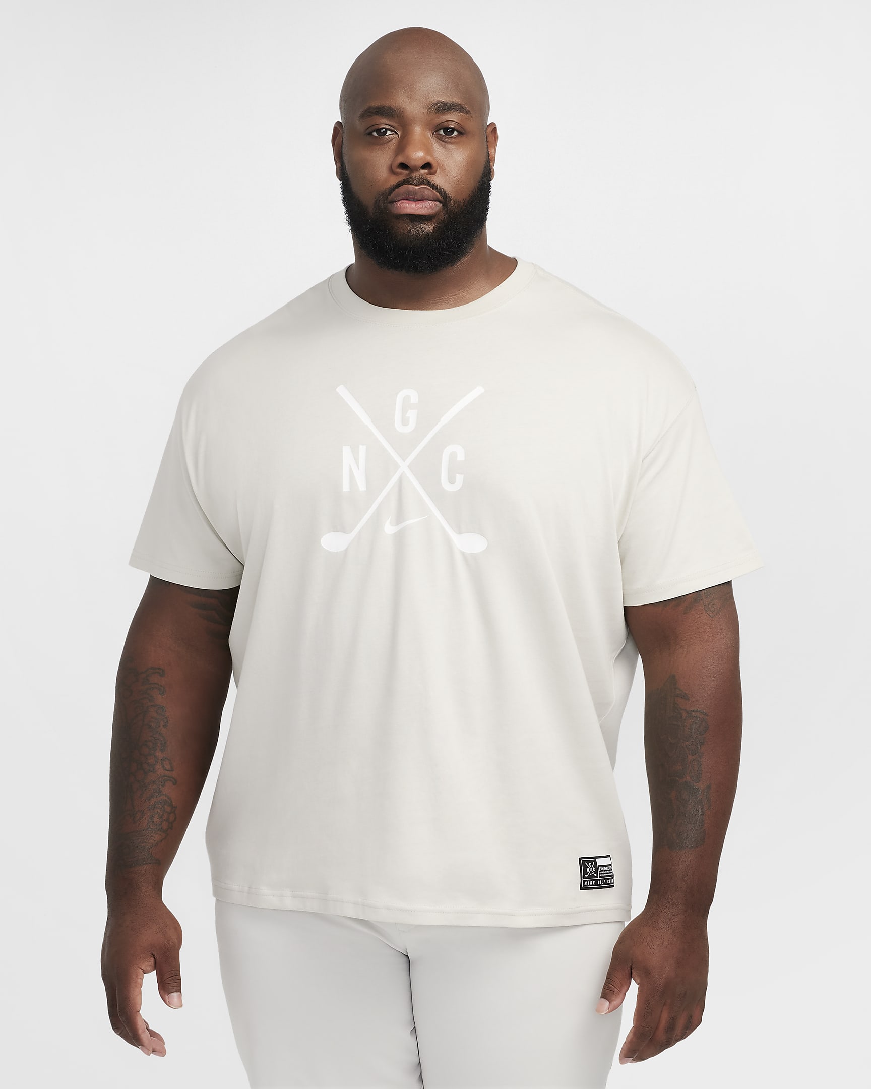 Nike Max90 Men's Golf T-Shirt - Light Bone