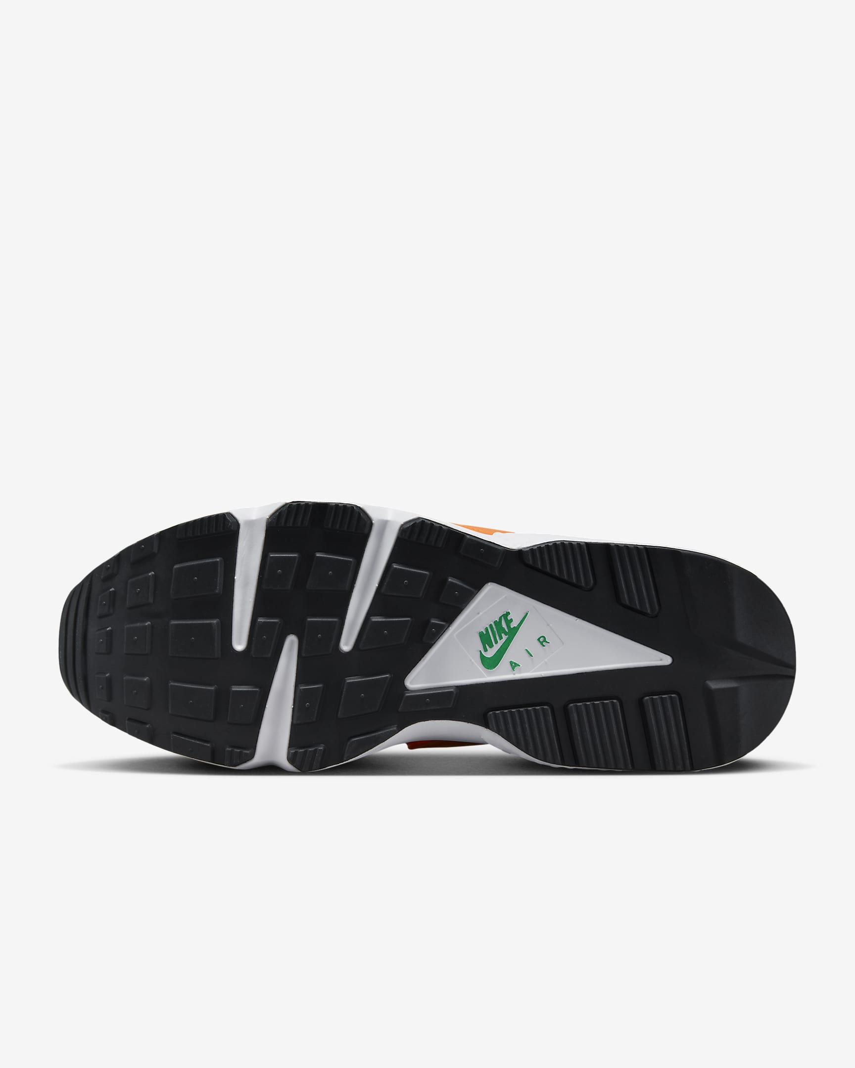 Nike Air Huarache Men's Shoes - White/Stadium Green/Black/Safety Orange