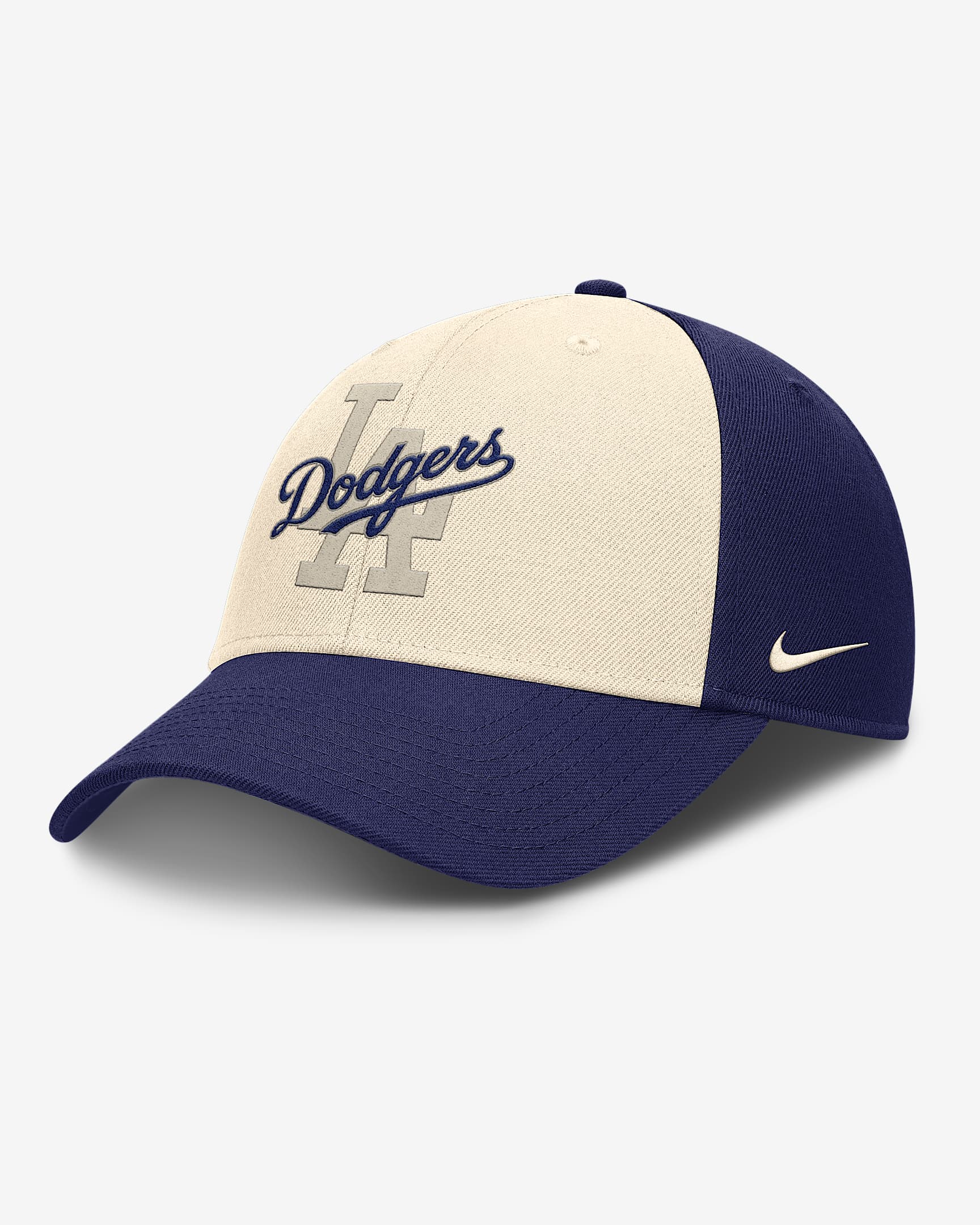 Gorra Nike Dri-FIT de la MLB ajustable para hombre Los Angeles Dodgers Statement Club - Azul