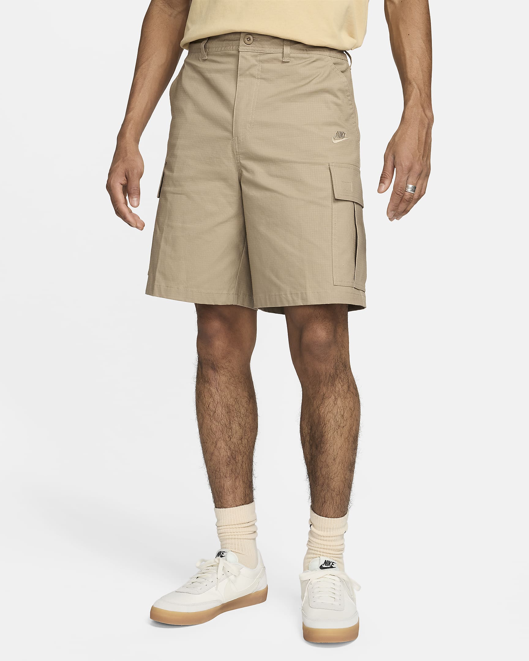 Nike Club Pantalón corto cargo de tejido Woven - Hombre - Caqui/Caqui