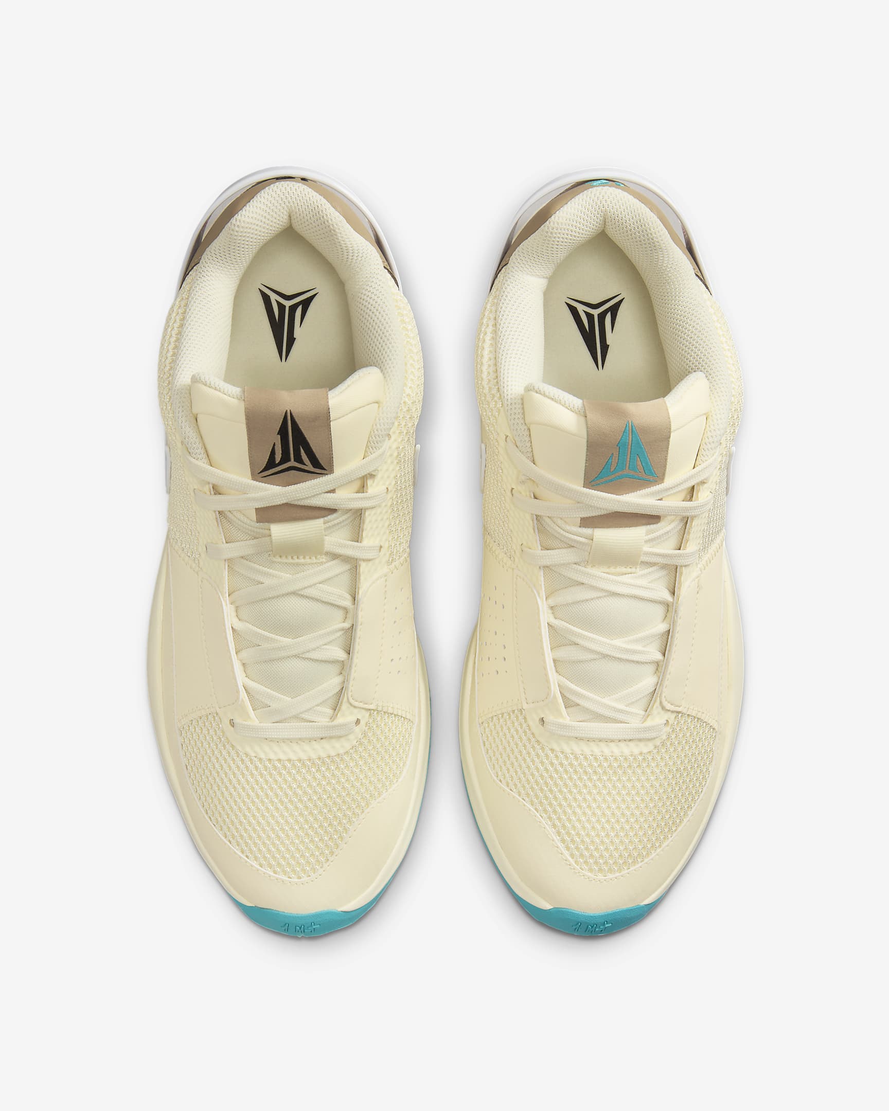 JA 1 EP Basketball Shoes - Coconut Milk/Khaki/Black/Coconut Milk